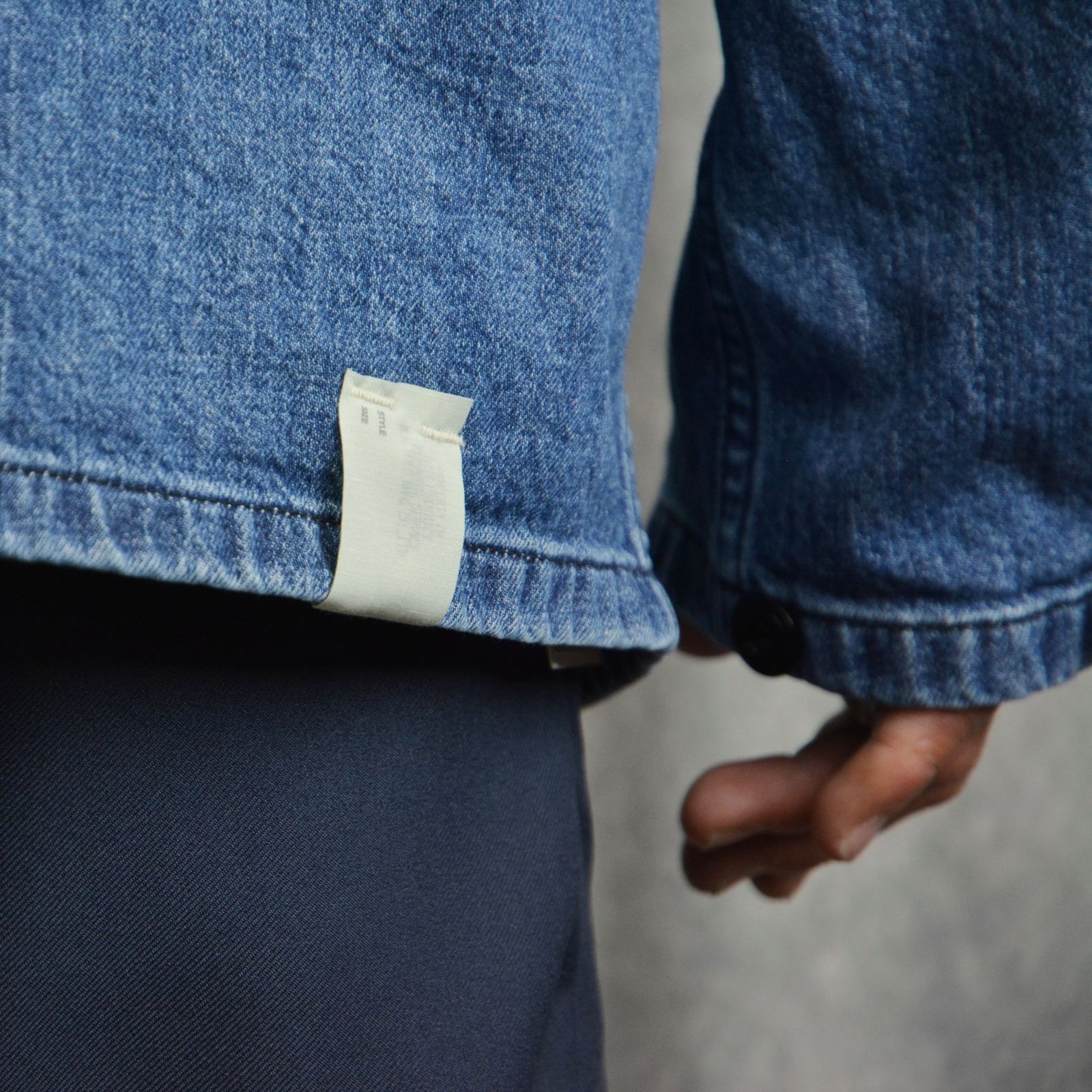 SHIRT BLOUSON （BLUE） / シャツブルゾン （ブルー） / 9251-BL08-007