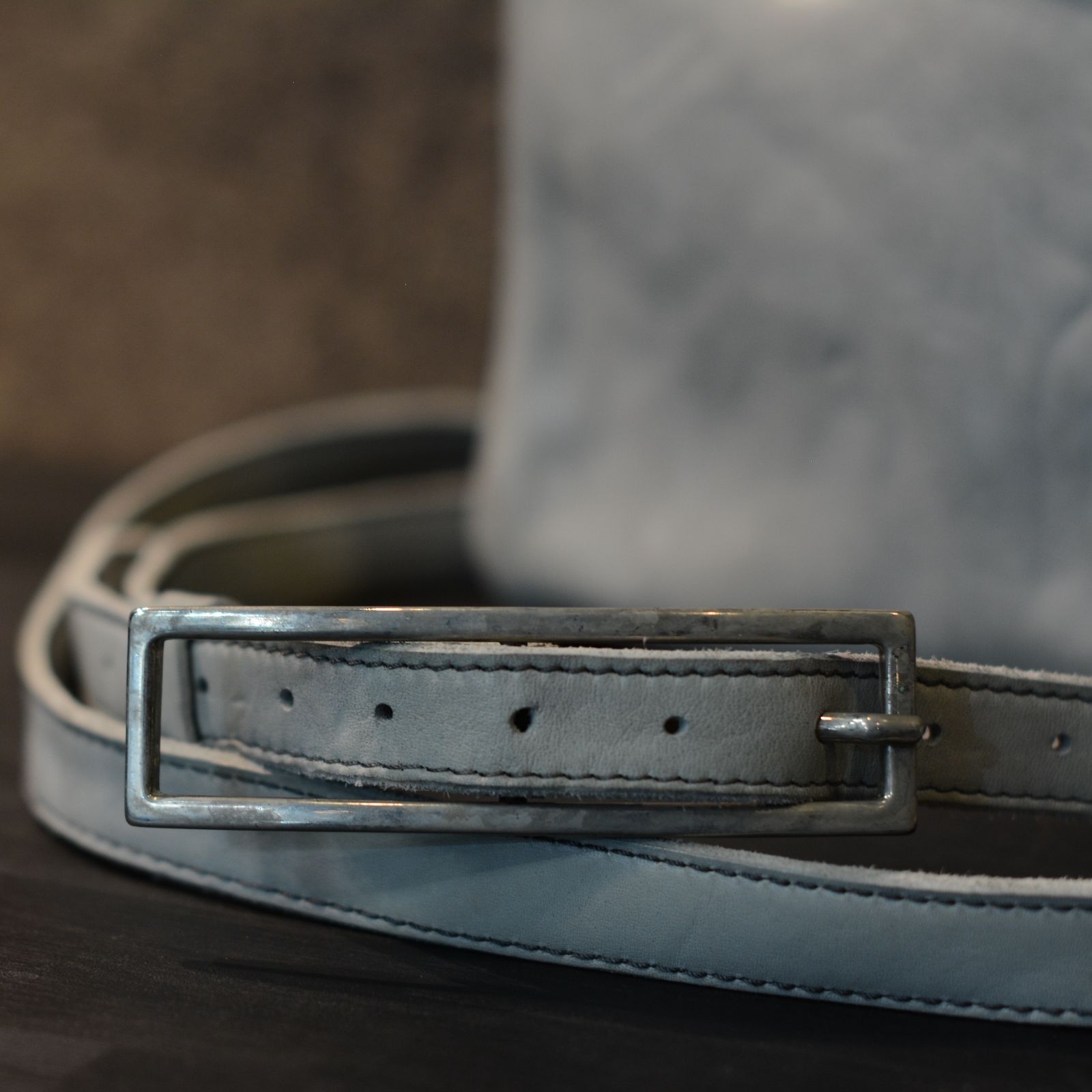 HORSE WHITE LEATHER BAG SQ-2