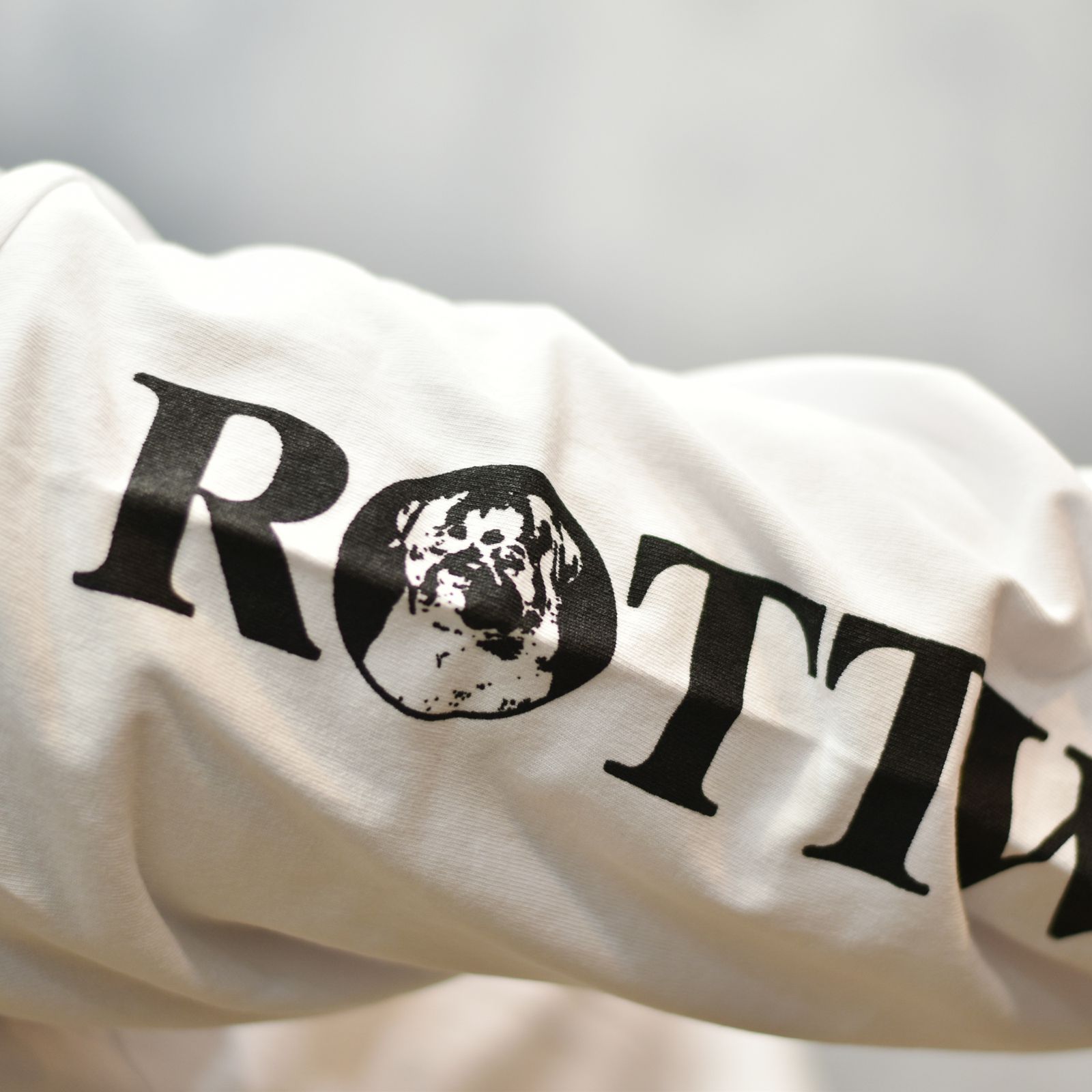 DOGRACE LS TEE （WHITE）｜ロングスリーブ プリントTシャツ｜RW26S0625