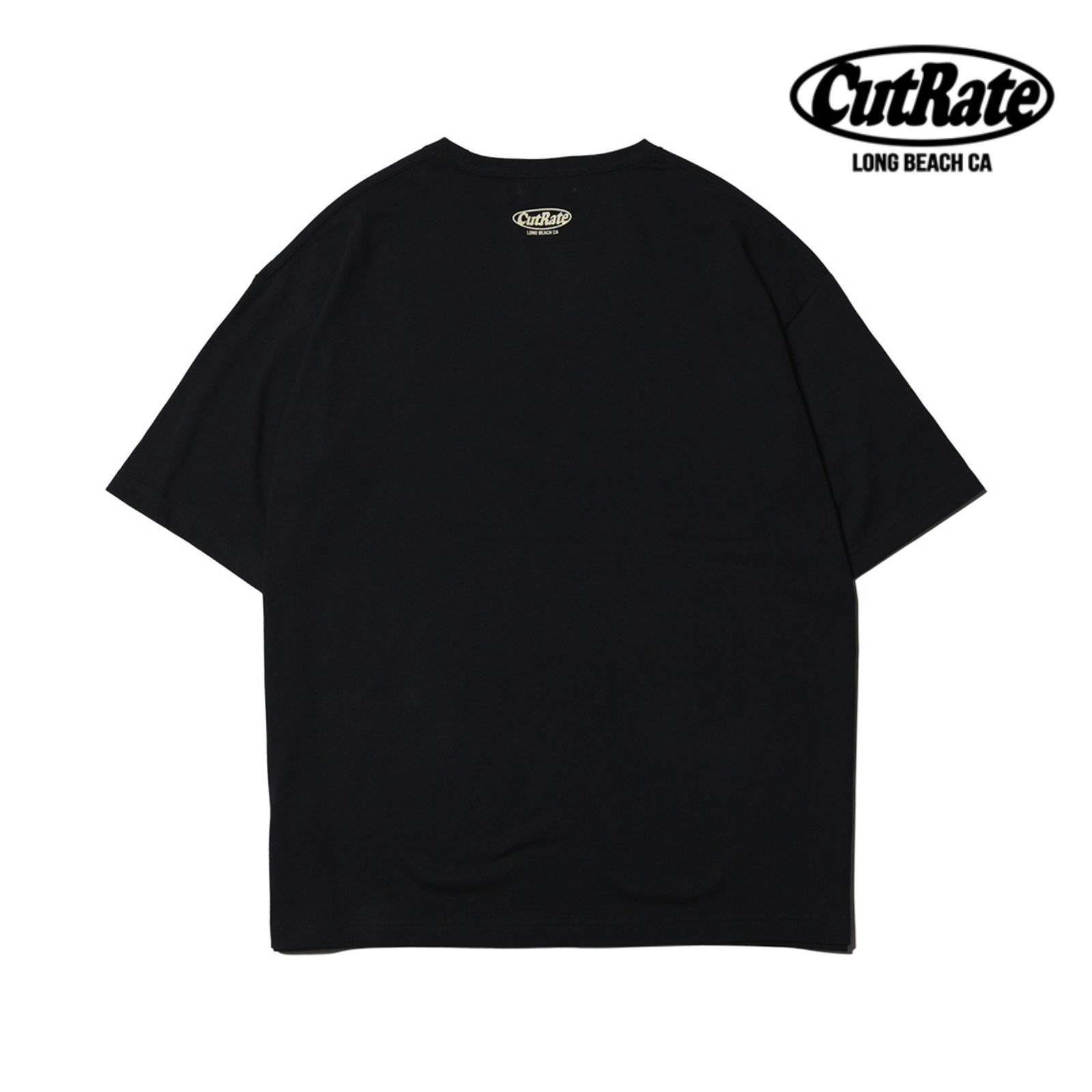 HEAVEN IS FULL LOGO DROPSHOULDER S/S T-SHIRT (BLACK) / ドロップショルダー プリントTシャツ