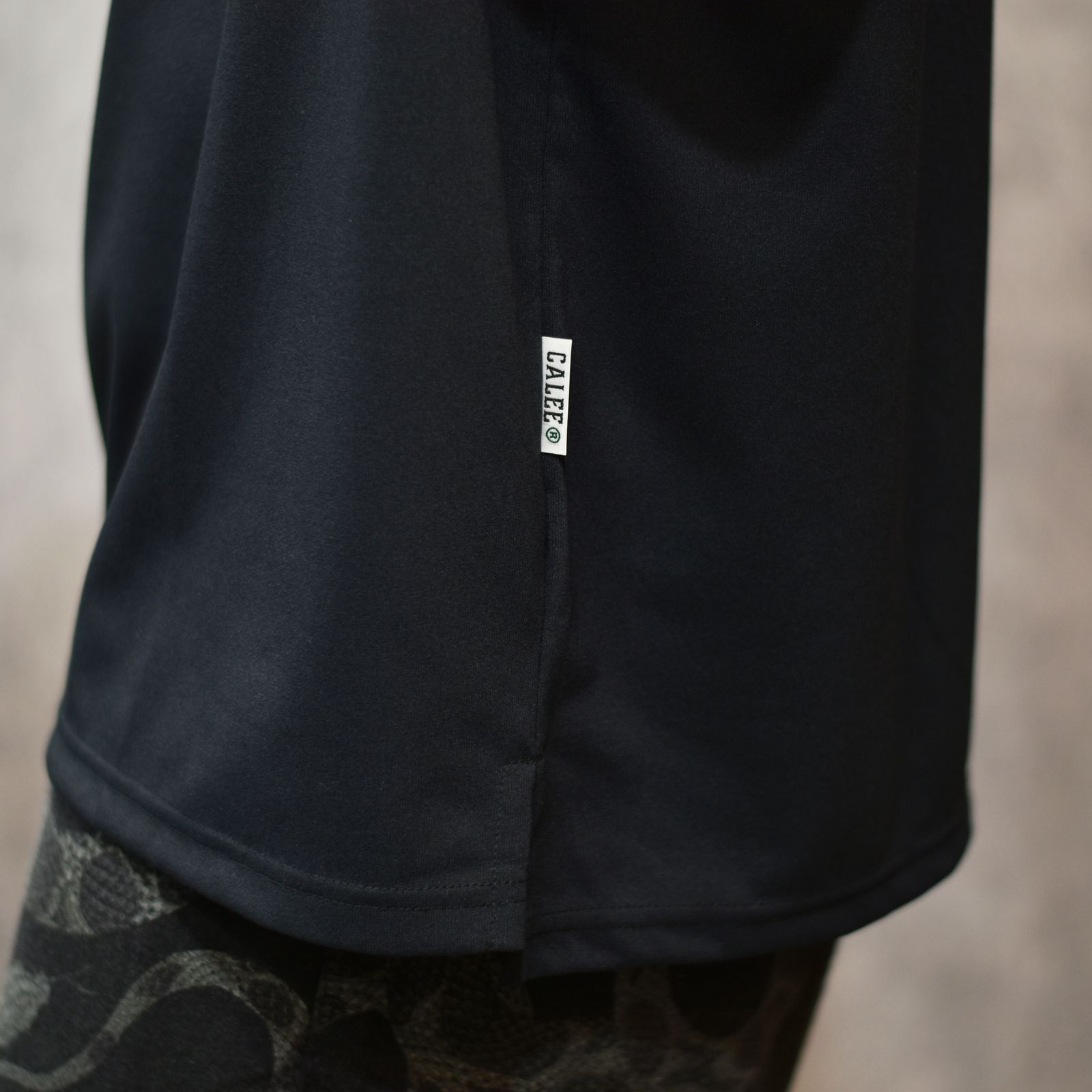 MULTI FUNCTION LOGO N/S TEE (BLACK) / 機能素材 ノースリーブカットソー