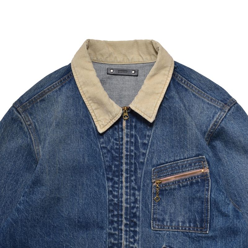 Denim Zipup Trucker Jacket  （USD / インディゴ）｜トラッカージャケット｜MDFBF09801