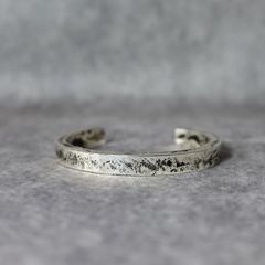 STRAIGHT BANGLE MID｜ SILVERS 純銀