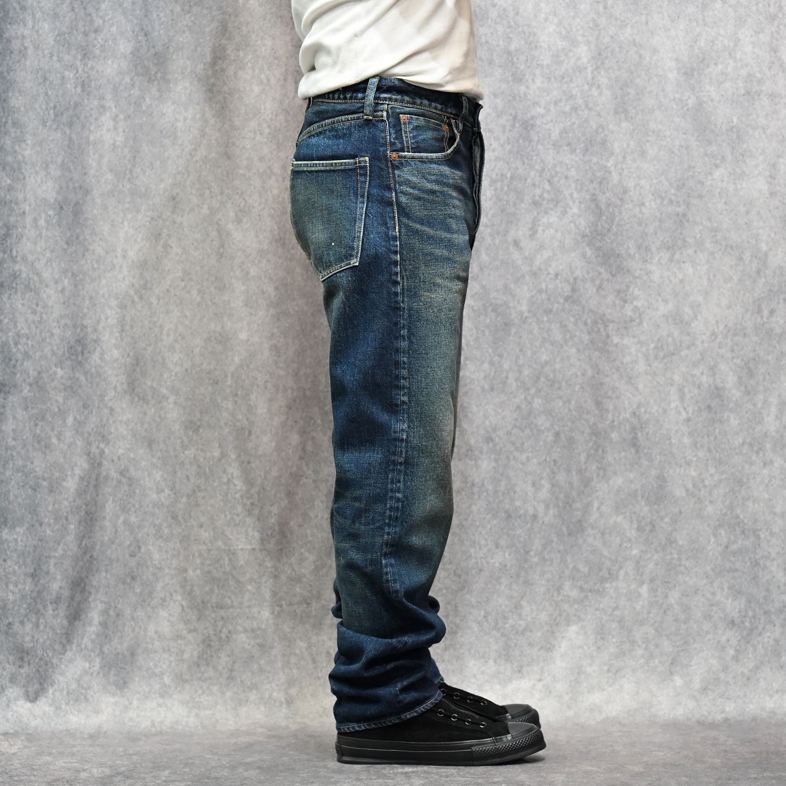 L.Straight 5pocket USD ｜ルーズストレート デニムパンツ｜2604-1001