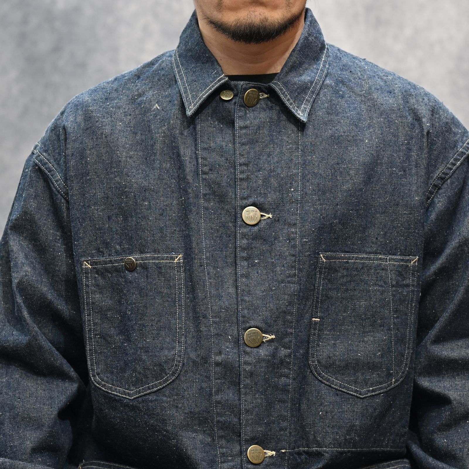 #024 LE CHORE JACKET ONE-WASHED （INDIGO） / カバーオール （インディゴ） 2026SSJK-YY-0012