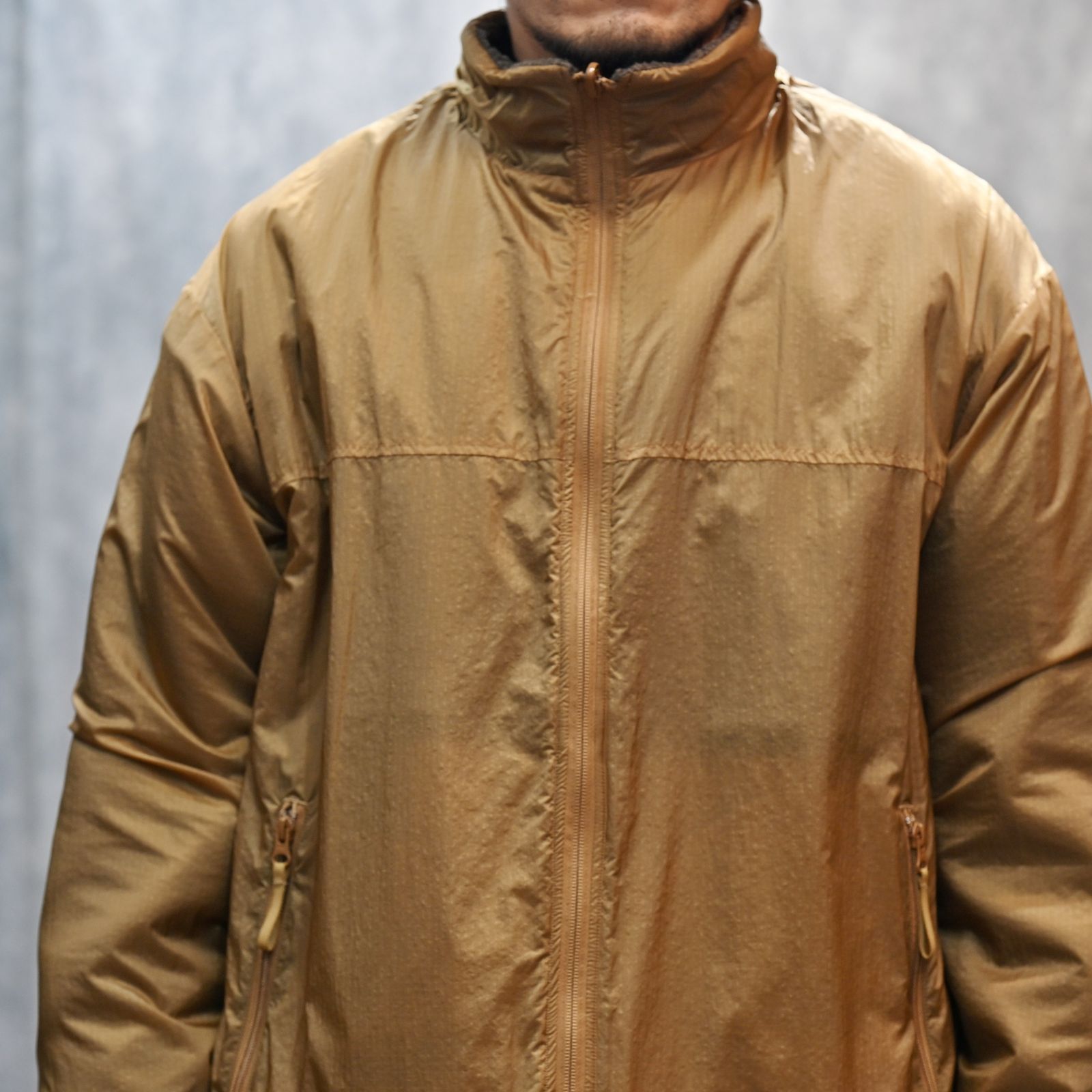 FLEECE LINER NYLON ZIP UP JACKET （BROWN）｜フリース リバーシブルジャケット （ブラウン） PC-022-3623-20