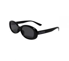 CUTRATE LOGO GLASSES (BLACK×SMOKE)｜キャットアイ サングラス｜CR-25AW001