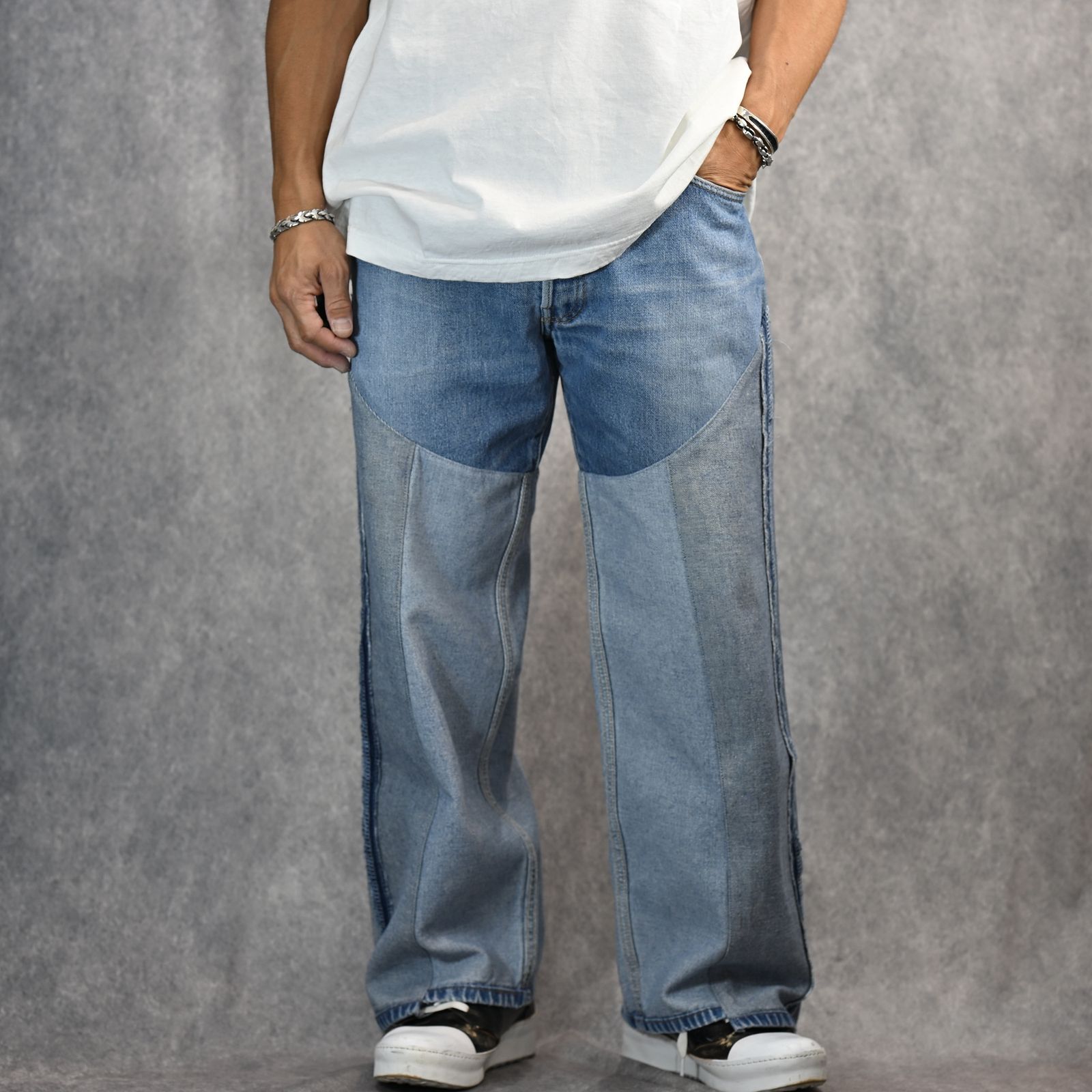 OLD PARK×MINEDENIM Inside out Chaps Jeans （USS） / MND-25SSOP002