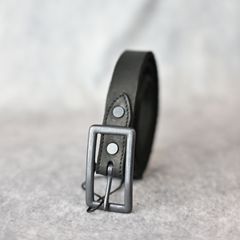 ダブルショルダー製品染め 25㎜ベルト （BLACK / ブラック） 318-36