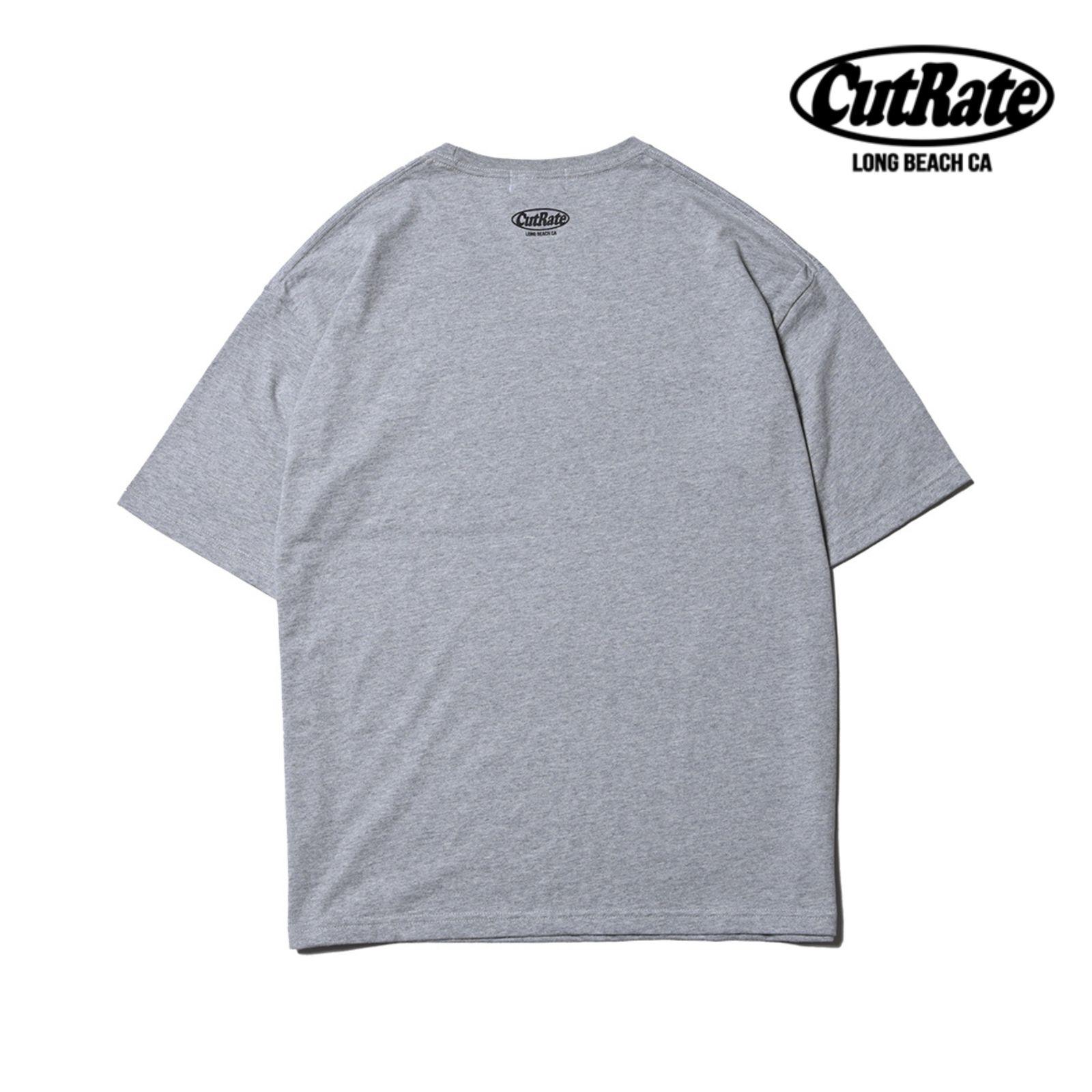 HEAVEN IS FULL LOGO DROPSHOULDER S/S T-SHIRT (GRAY) / ドロップショルダー プリントTシャツ