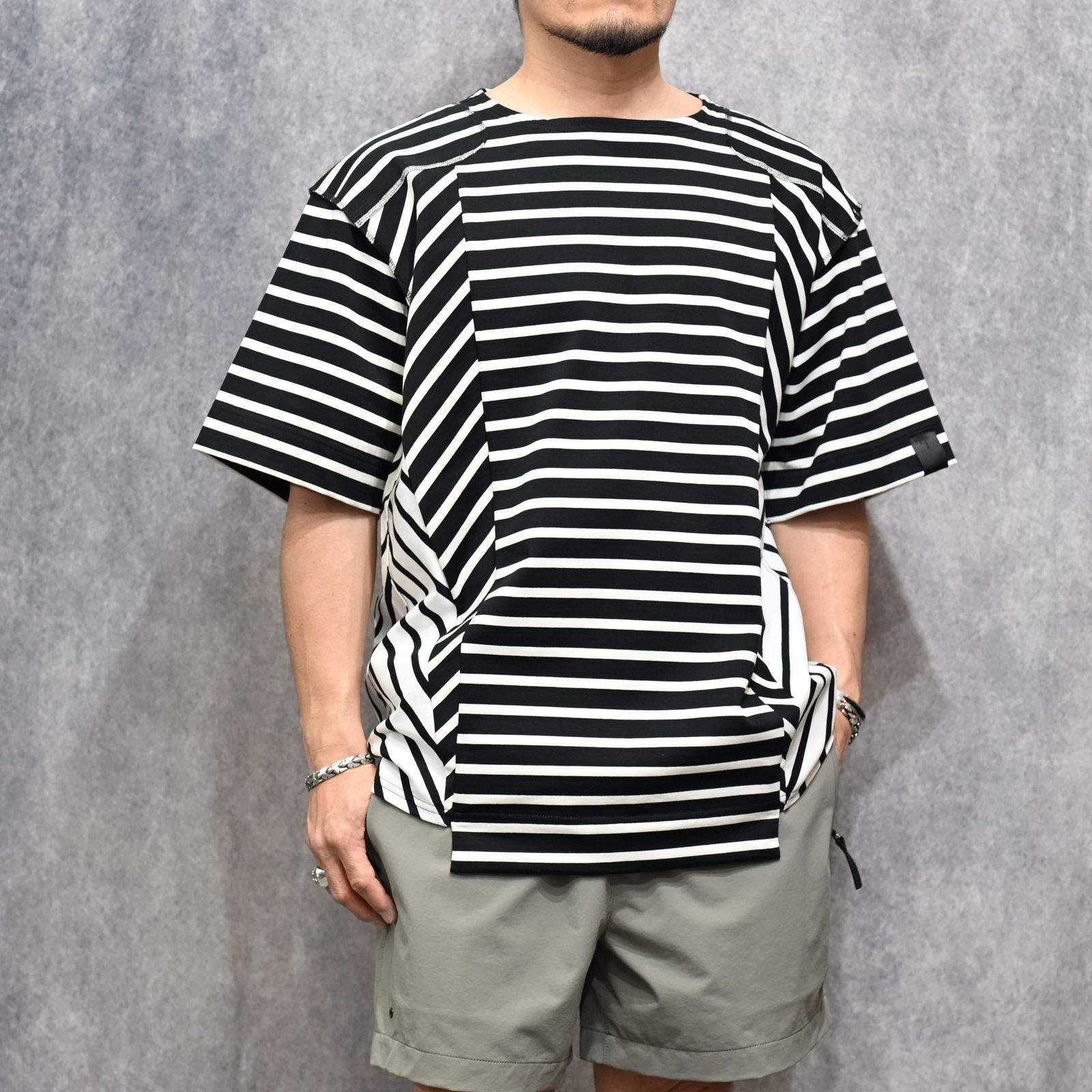 ZEBRA BASQUE SHIRT （BLK BORDER / ブラック）｜ボーダーTシャツ｜2261-CS54-024