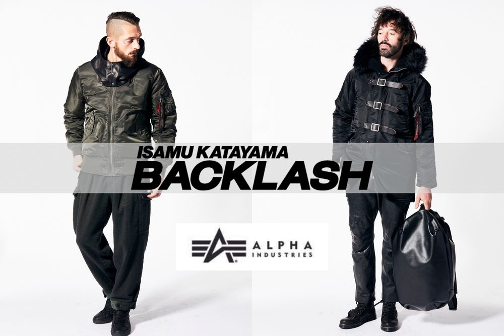ISAMUKATAYAMA BACKLASH × ALPHA 【ミリタリー大本命アウター / MA-1