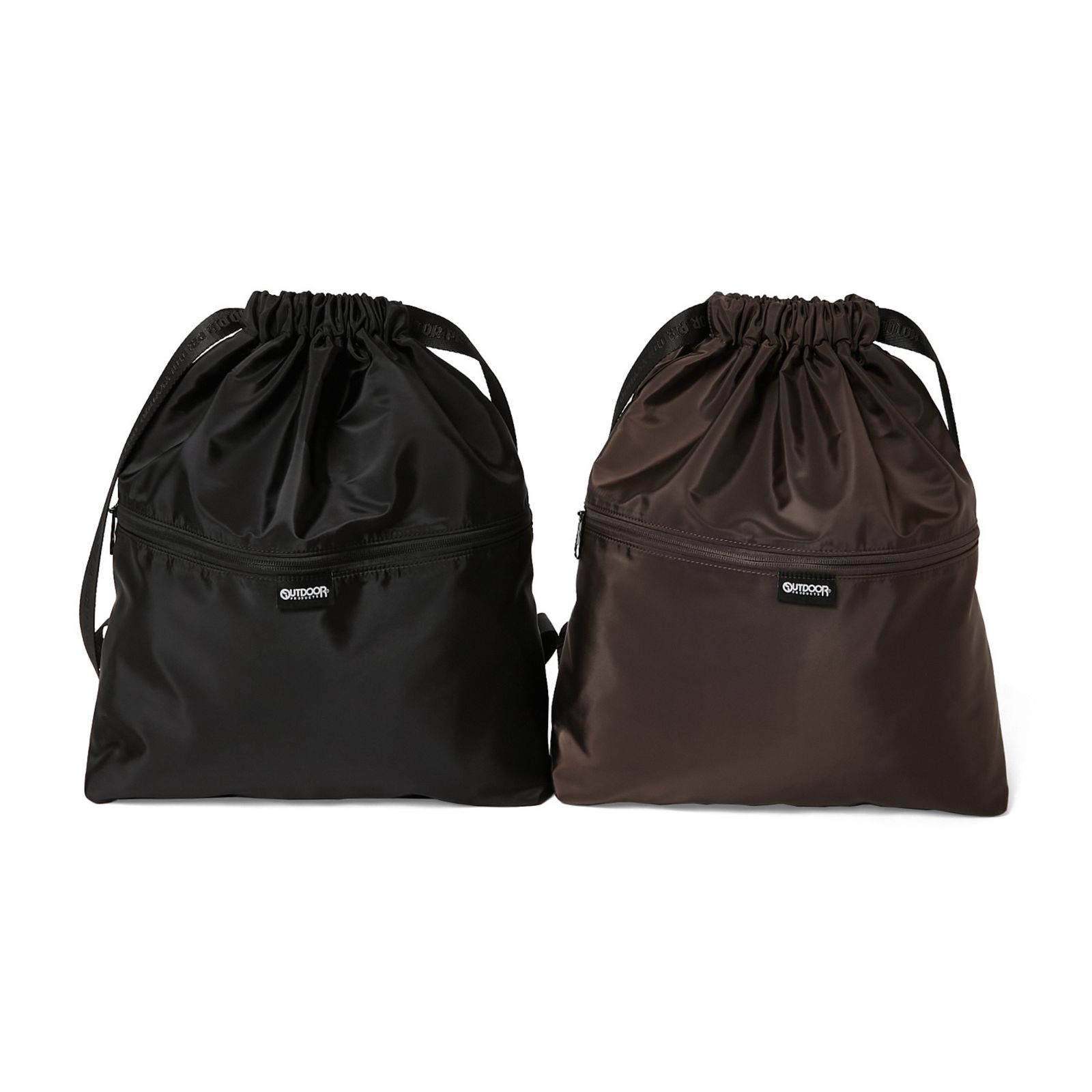 N.HOOLYWOOD COMPILE × OUTDOOR PRODUCTS / DRAWSTRING BACKPACK （BROWN / ブラウン）｜バックパック｜2261-AC03