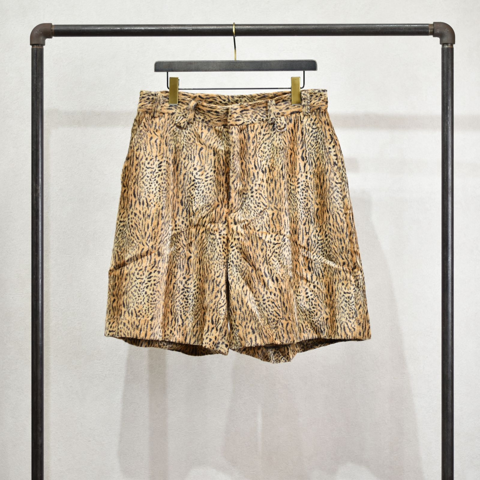 ANIMAL PATTERN SHORTS (GOLD) / アニマル柄 ショートパンツ