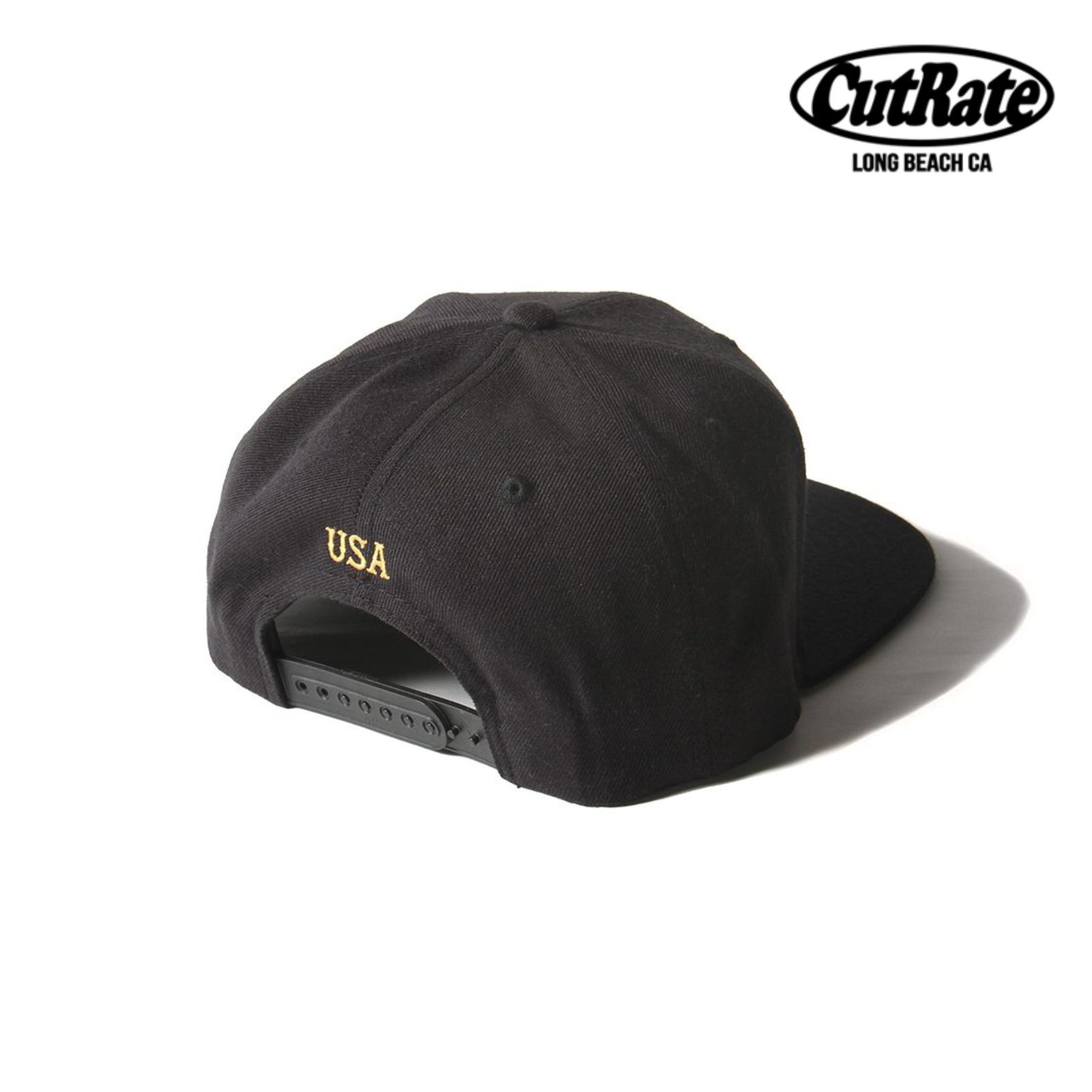 CLASSIC LOCAL LOGO EMBORIDERY CAP (BLACK × YELLOW) / ロゴ刺繍 ベースボールキャップ