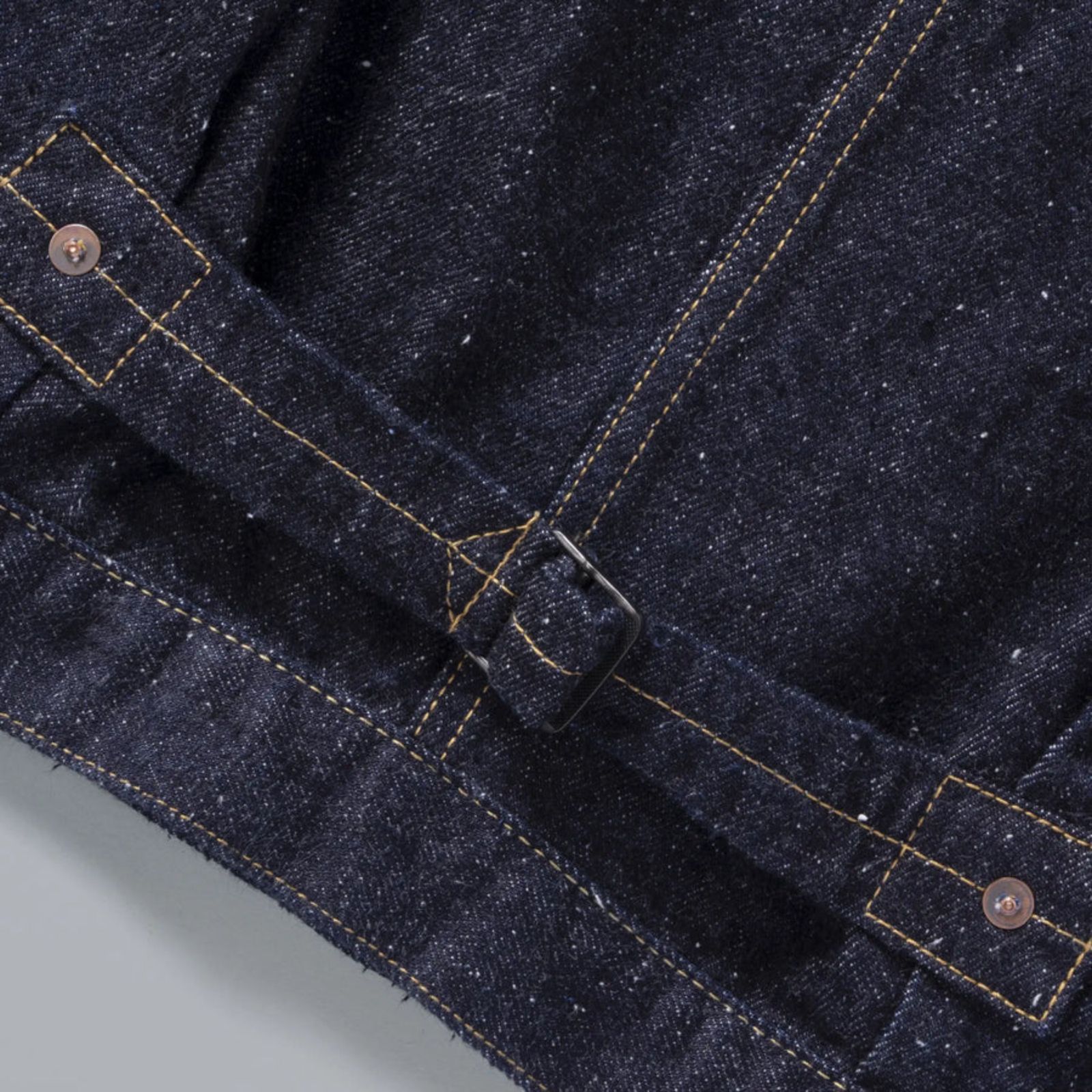 #023 LV T-BACK DENIM JACKET BLEACH ONE-WASHED （INDIGO） / デニムジャケット Gジャン ワンウォッシュ （インディゴ）