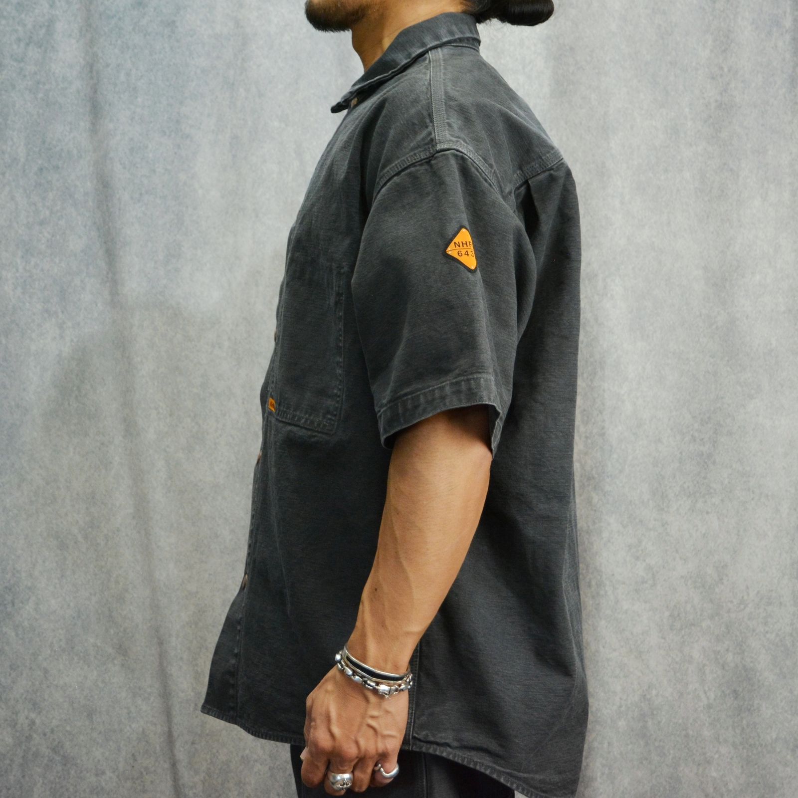 FR HALF SLEEVE SHIRT （CHARCOAL） 半袖シャツ （チャコール） 1251-SH01-001