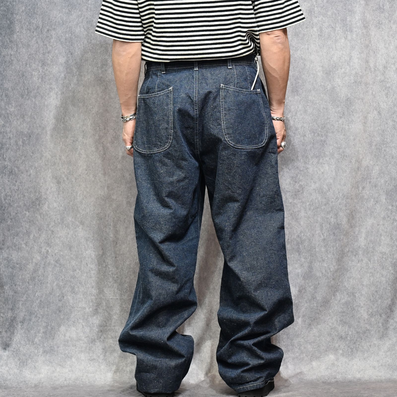USN DENIM TROUSERS （ONE-WASHED） / USネイビー デニムトラウザー （インディゴ） 2026SS-PT4-YT