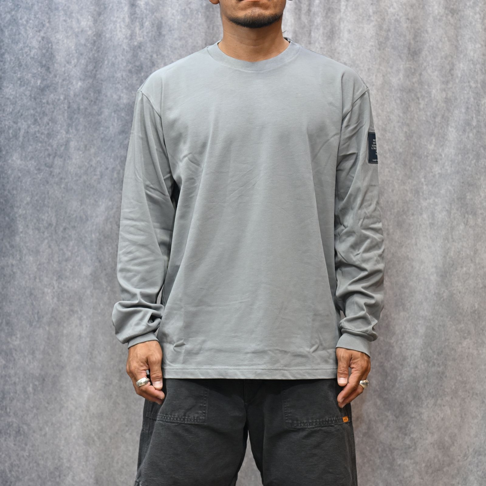 EXCHANGE SERVICE LONG SLEEVE （GRAY） /  ロングスリーブ Tシャツ （グレー） 9252-CS82