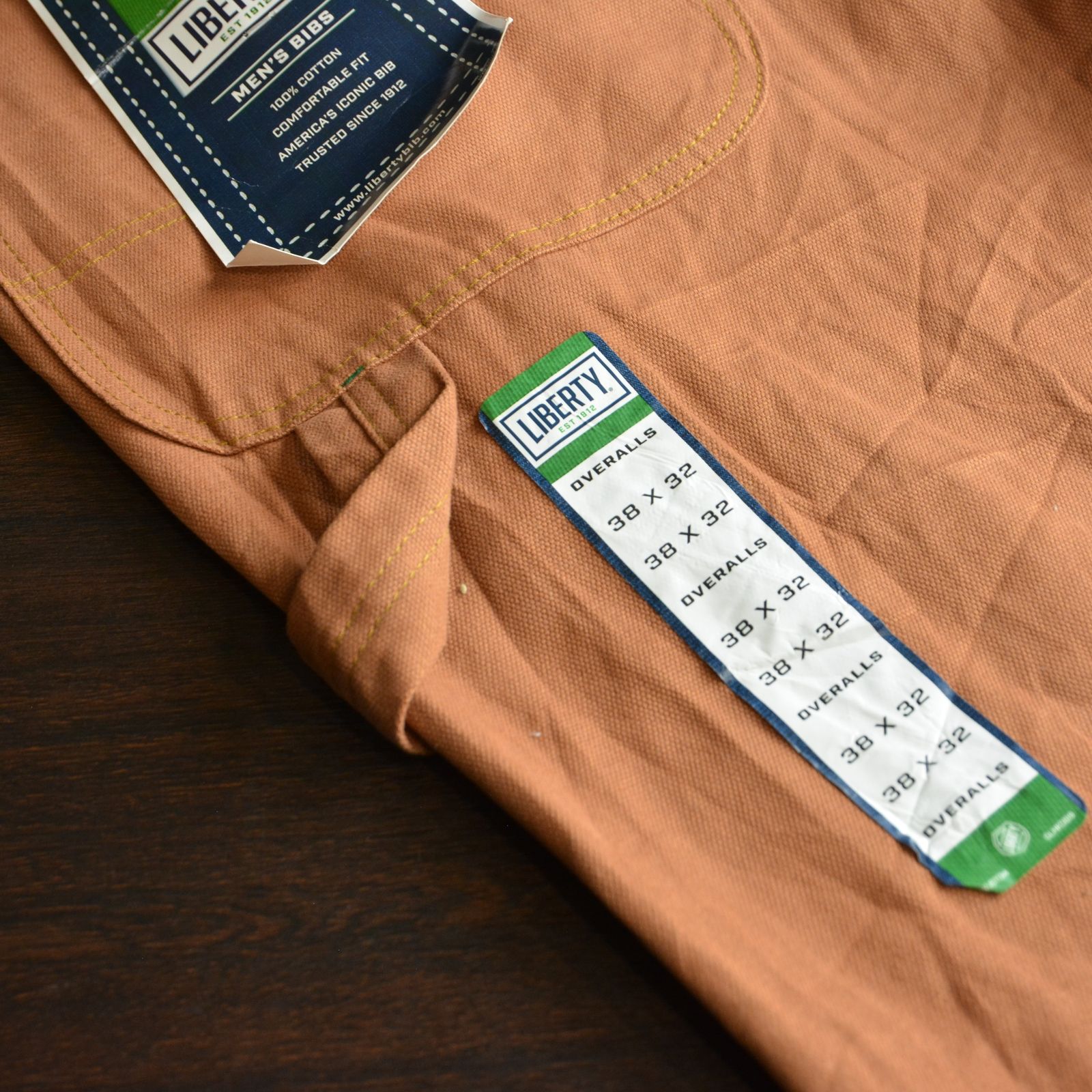 LIBERTY デニムオーバーオール 新品　38✕32 TONE オーバーオール サロペット 「LIBERTY/リバティー」LIBERTY
