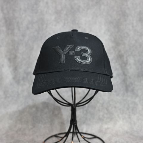 Y-3 LOGO CAP （BLACK × BLACK） / ロゴ刺繡 キャップ （ブラック × ブラック）｜KT0567