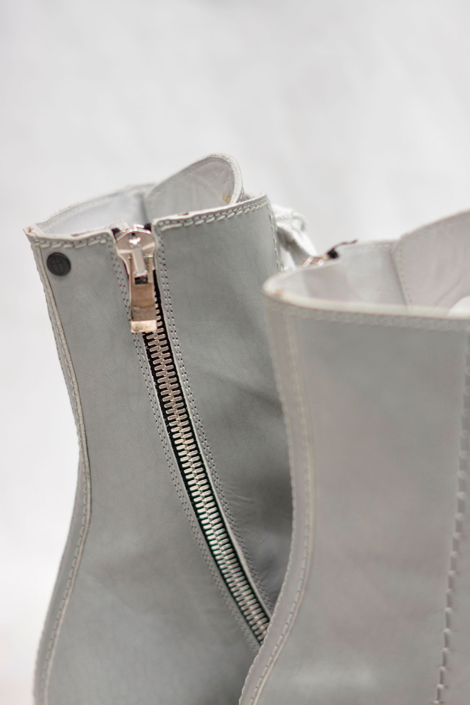 【chord 別注アイテム】 CALF LEATHER EXTRA HI CUT SNEAKER SPAIRAL ZIP LINED