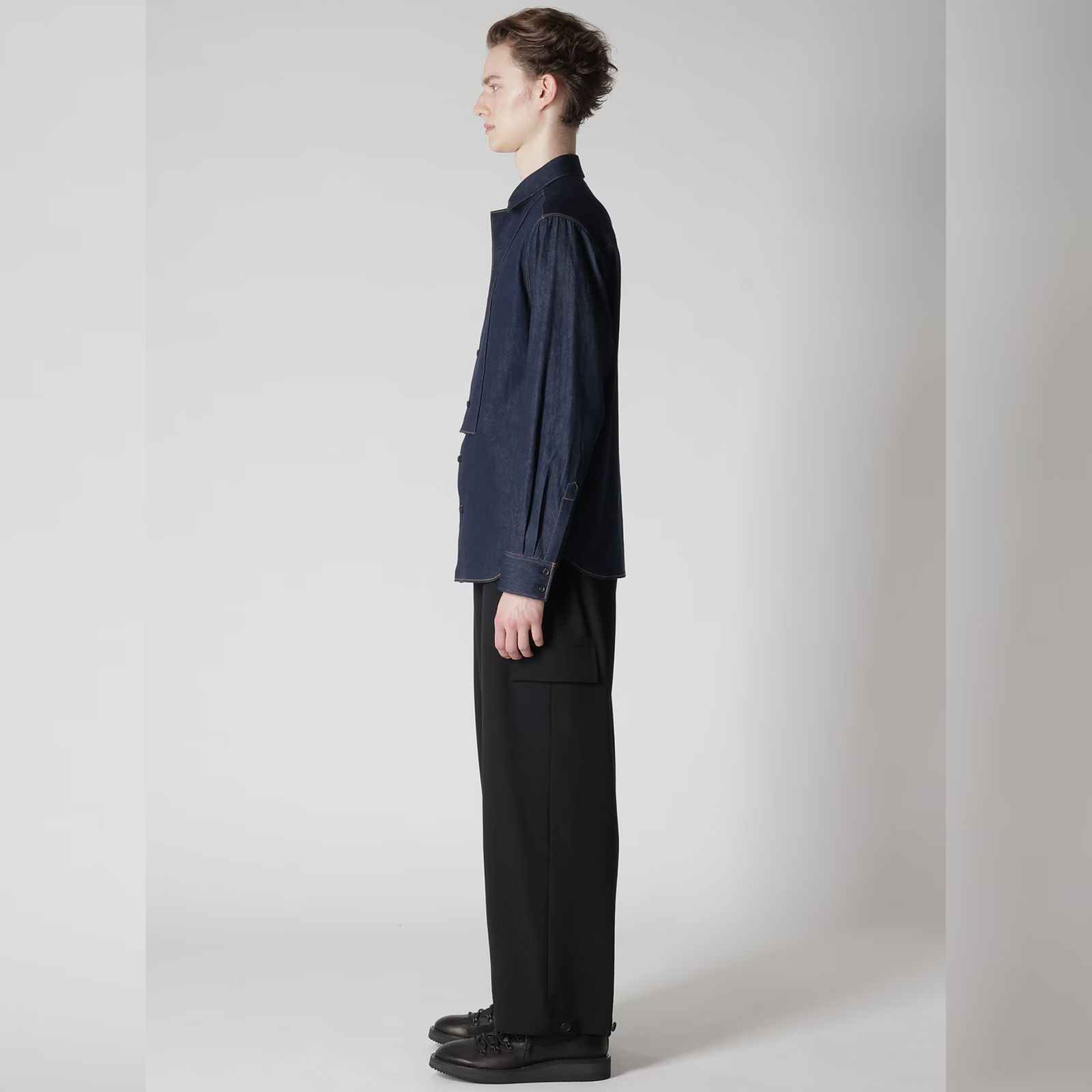 8OZ DENIM DOUBLE FRON SHIRT （INDIGO） / デニムシャツ （インディゴ） / HO-B44-023-1-03