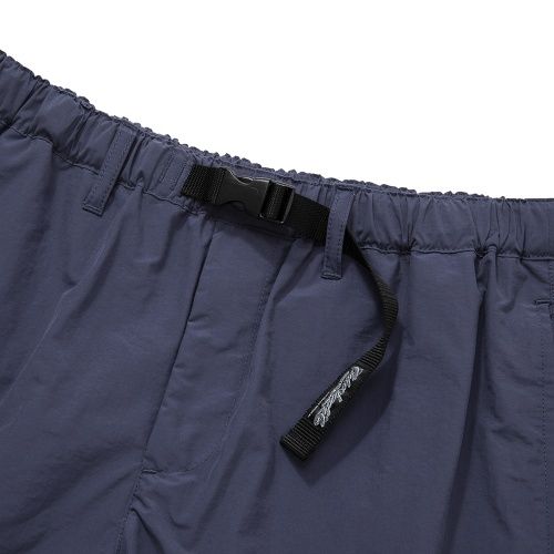 PEACH SKIN NYLON EASY SHORTS (DARK PURPLE)