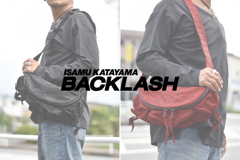ISAMUKATAYAMA BACKLASH 【50㎜幅3ピンベルトウエストバッグ】