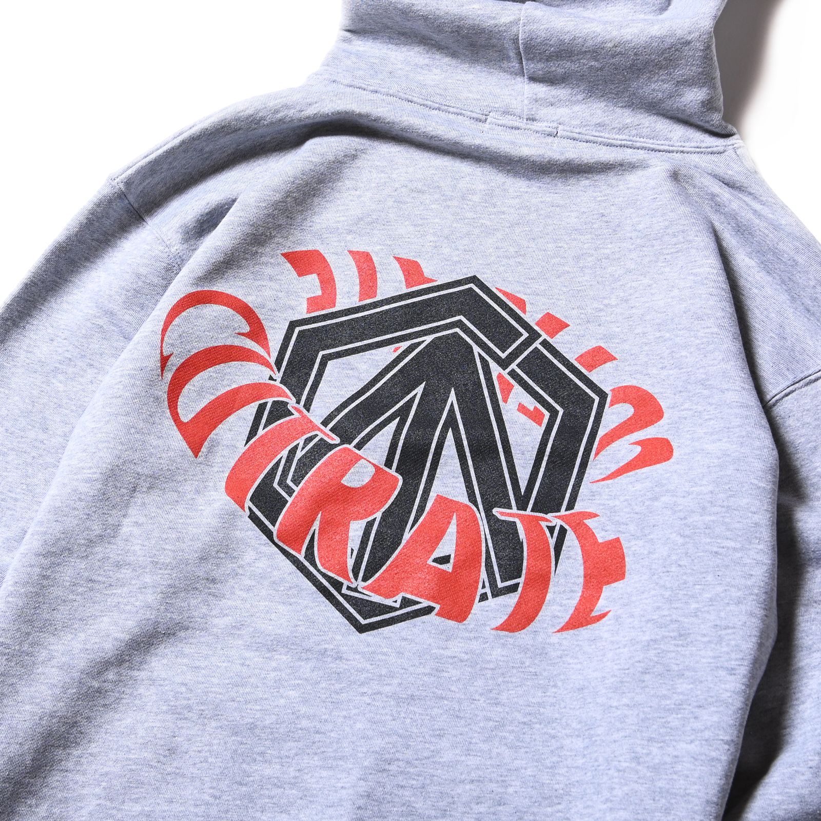 CUTRATE NS LOGO L/S PULLOVER PARKA  (GRAY)