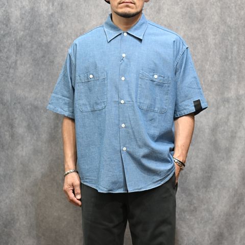 × BIGMAC HALF SLEEVE SHIRT （BLUE / ブルー）｜半袖シャツ｜2261-SH60-027