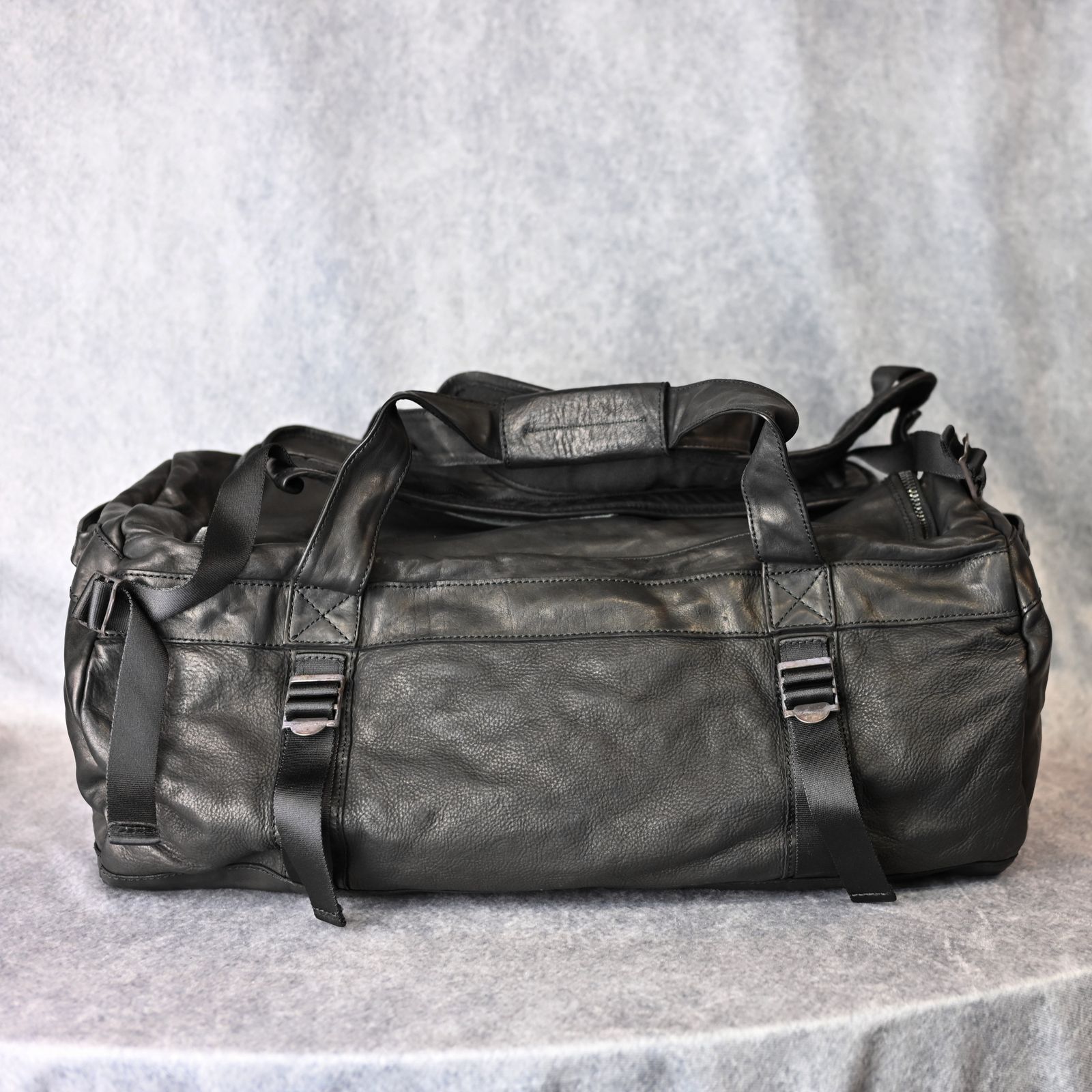 イタリーショルダー製品染め 3WAYバッグ （BLACK/ブラック） 230-03