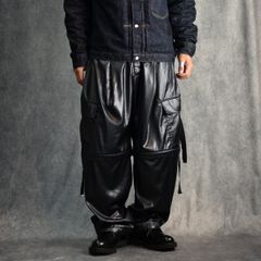 デタッチャブルワイドカーゴパンツ / LB25SS-PT05-FFL (BLACK)