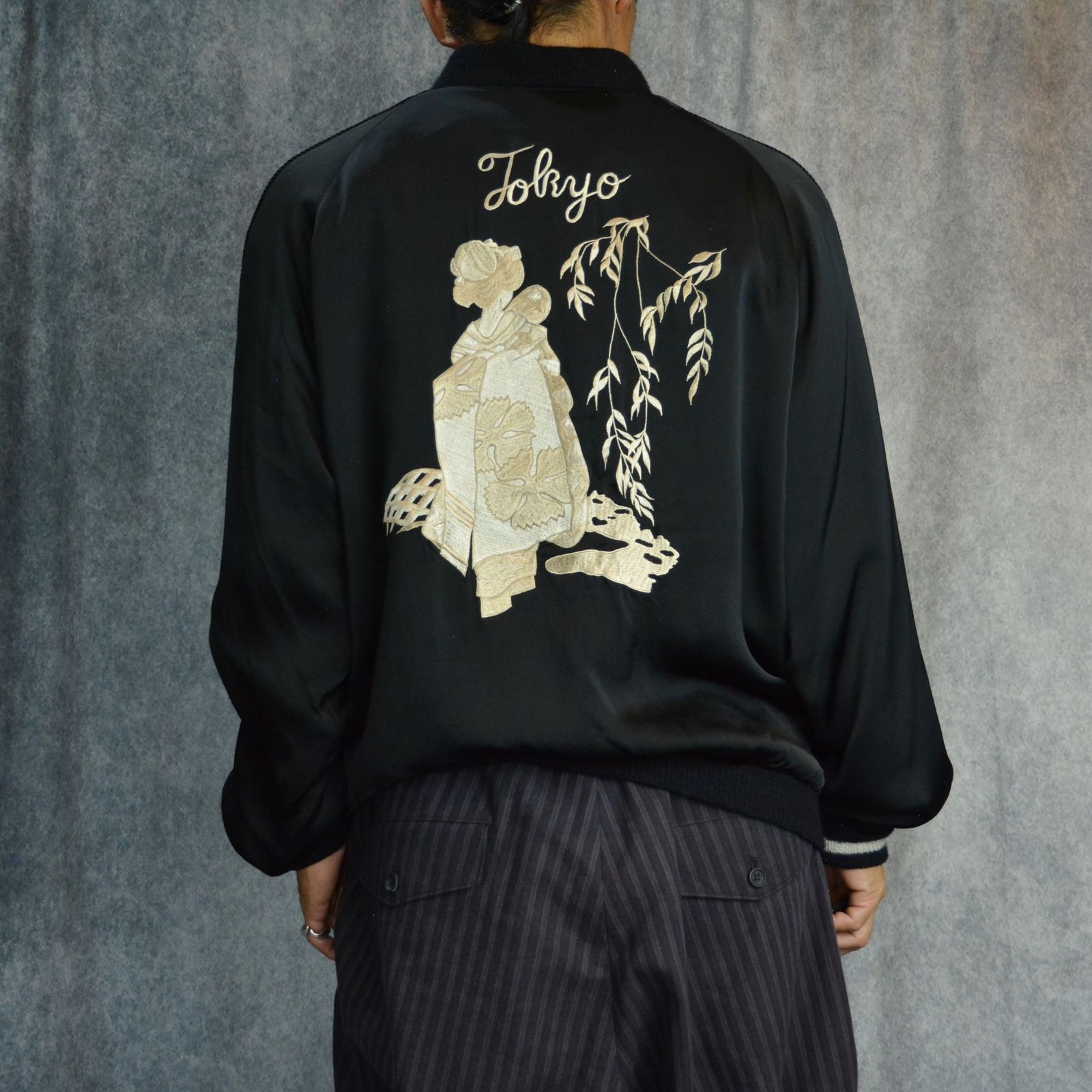 Y's - Y's REVERSIBLE JACKET （BLACK） / リバーシブル スカジャン （ブラック） | chord online  store