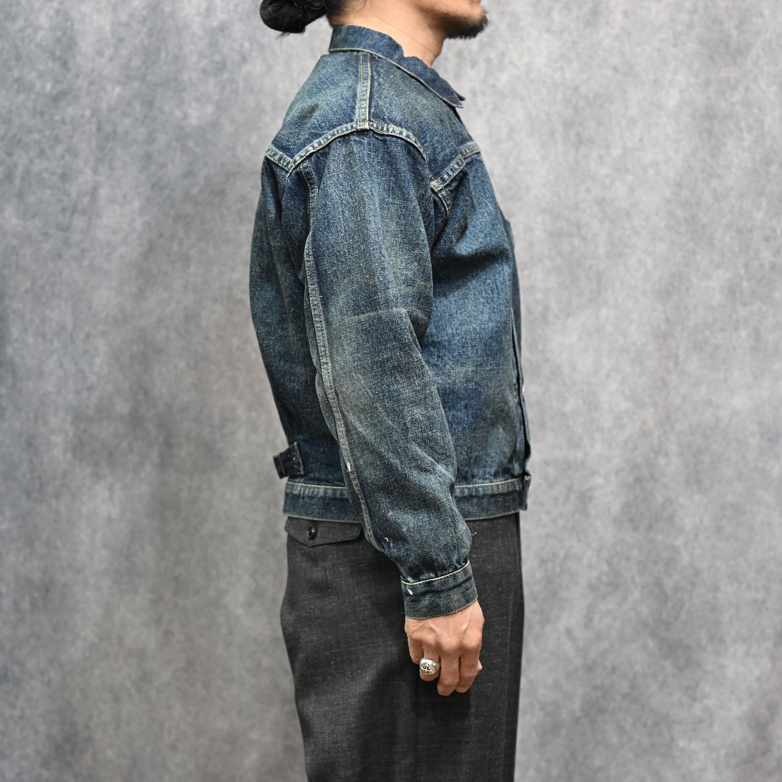#001 T-BACK DENIM JACKET （INDIGO） / デニムジャケット ファースト （インディゴ） 2026SSJK-YY-0001