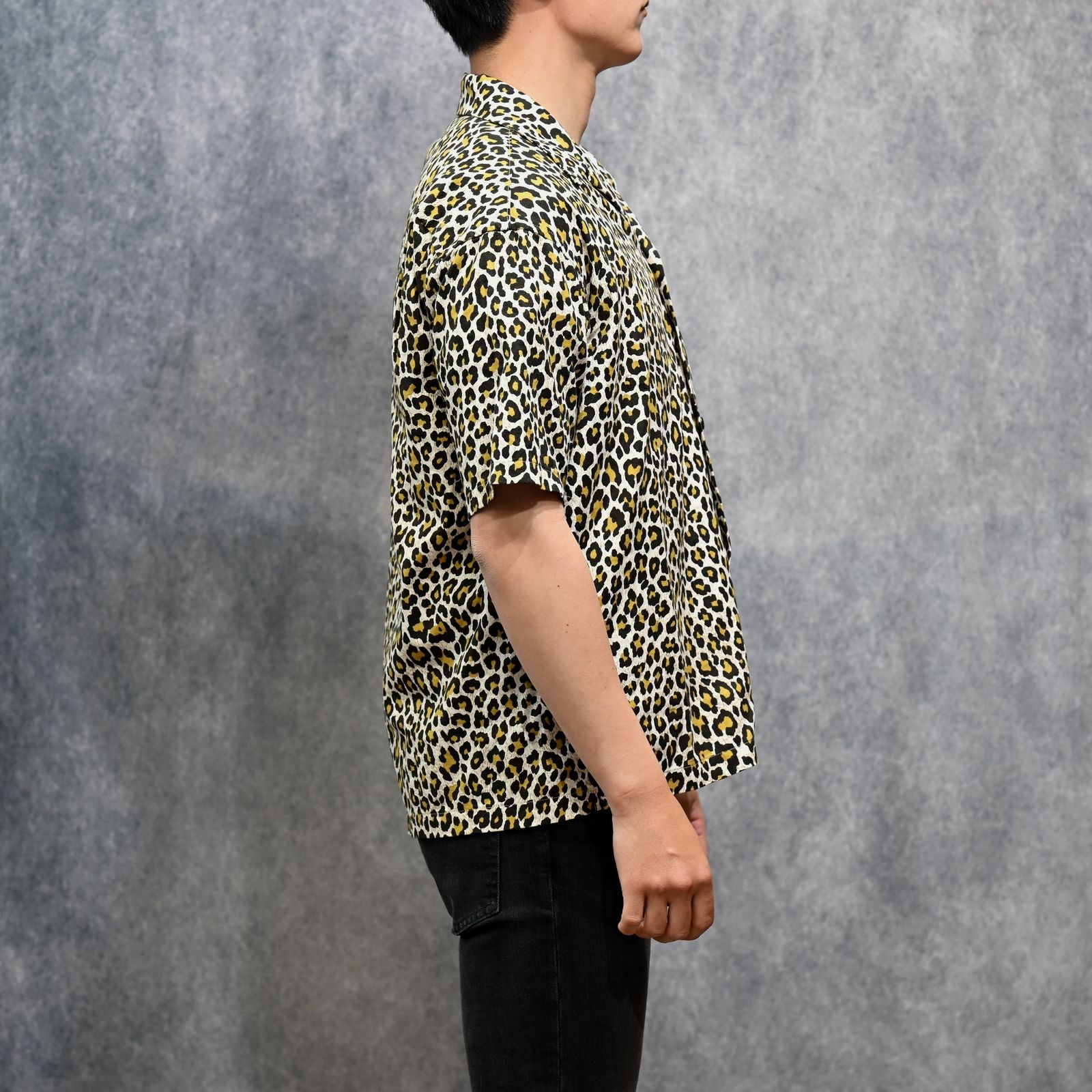 Leopard Print Flannel S.S Open Collar SH （BRT） ｜レオパード オープンカラーシャツ (レオパード)｜2604-5003