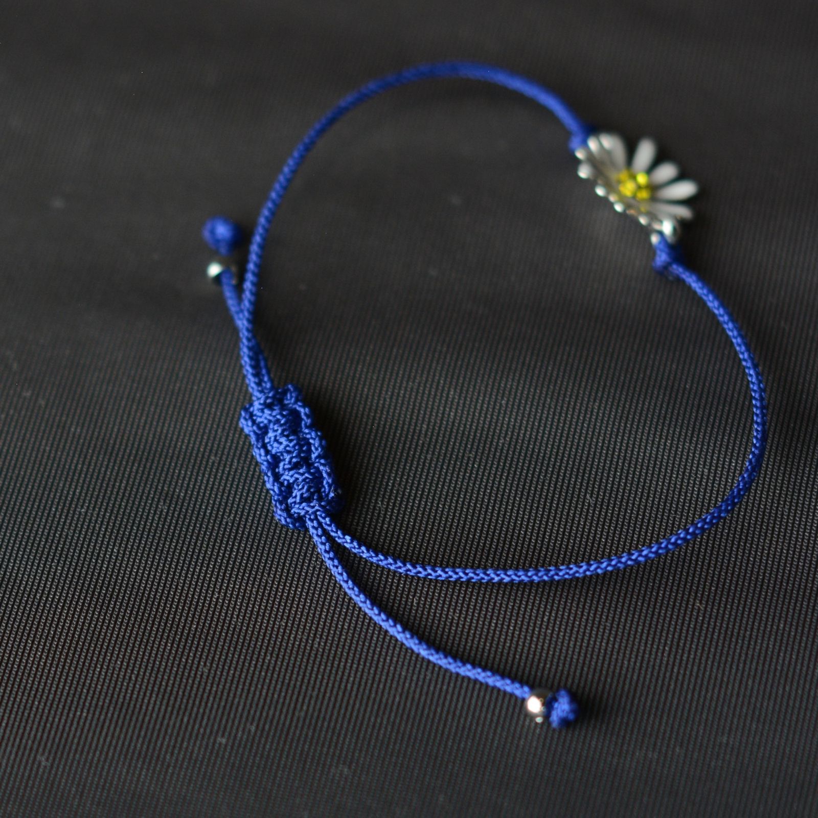 MAKE A WISH BRACELET DAISY (BLUE)