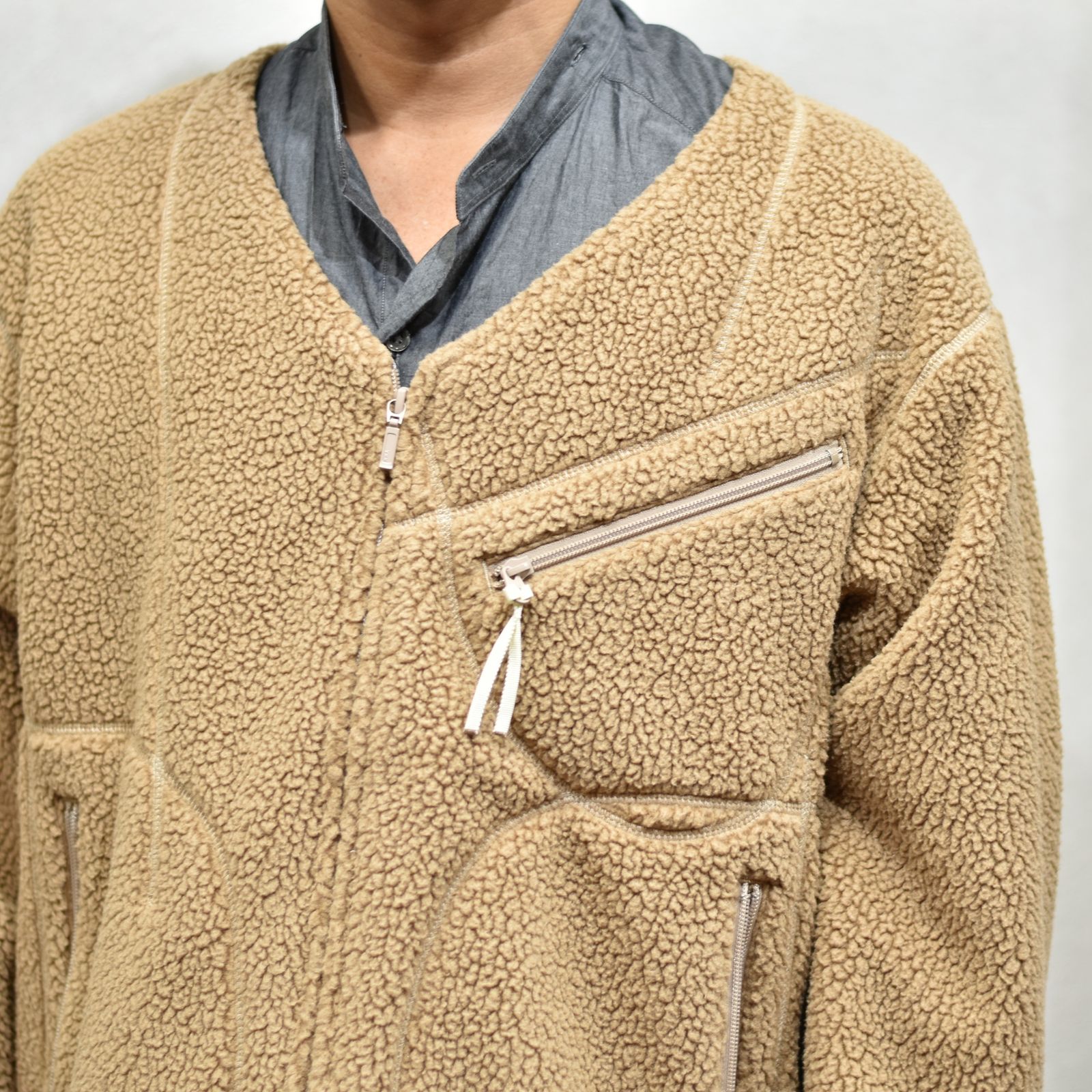 FLEECE ZIP CARDIGAN （POLARTEC）