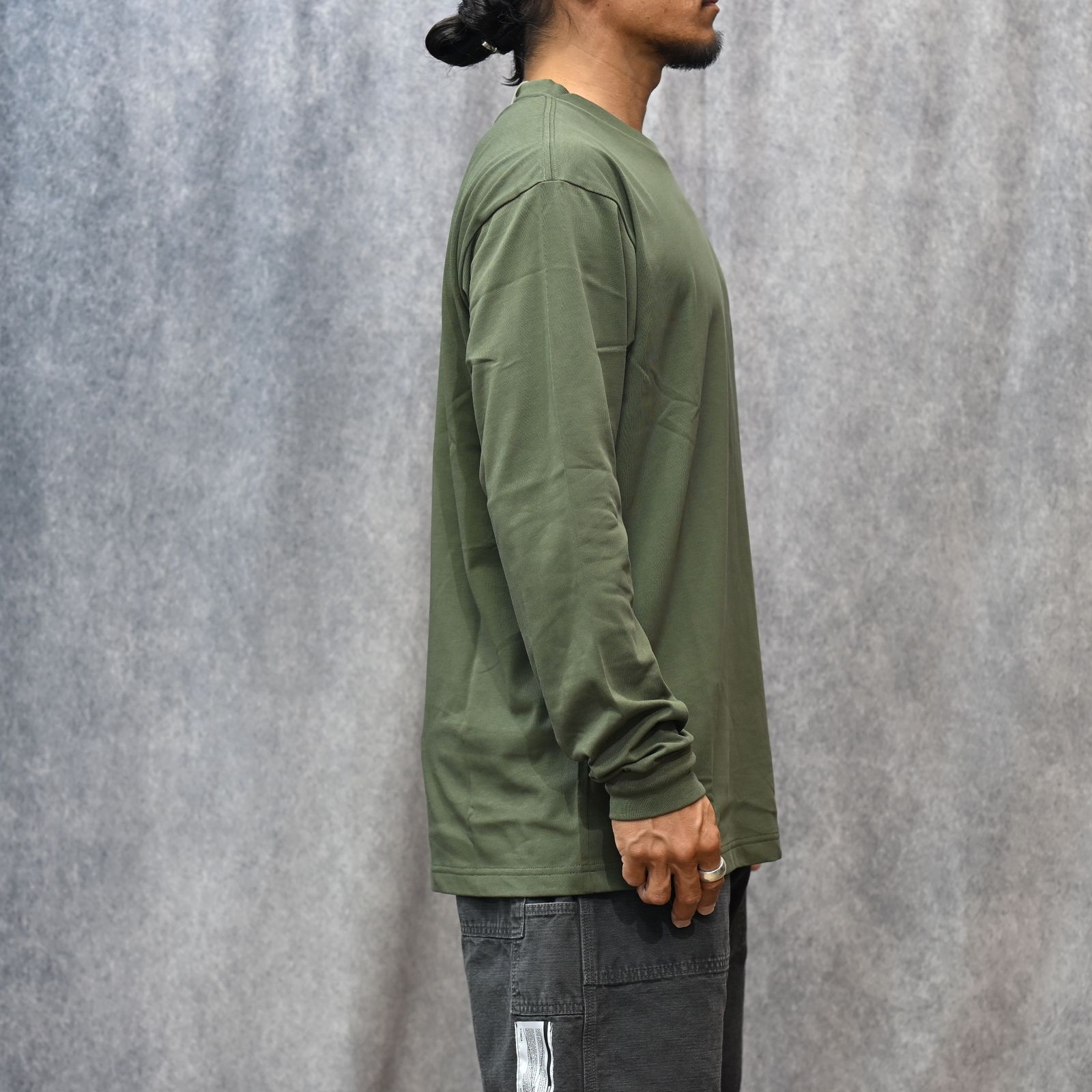 EXCHANGE SERVICE LONG SLEEVE （KHAKI） /  ロングスリーブ Tシャツ （カーキ） 9252-CS82