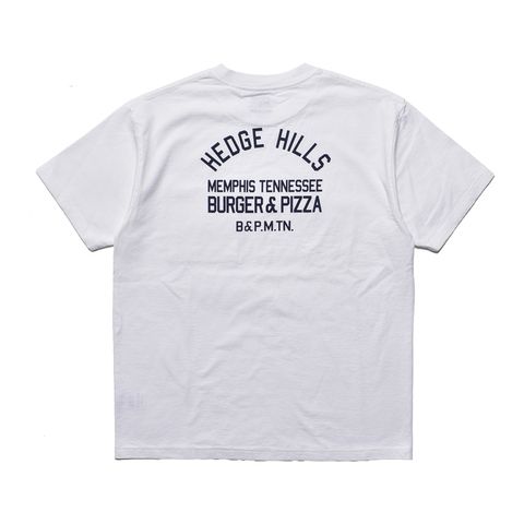 Hedge Hills Burger Shop T-SH （WHT） プリント Tシャツ （ホワイト）｜2605-4002