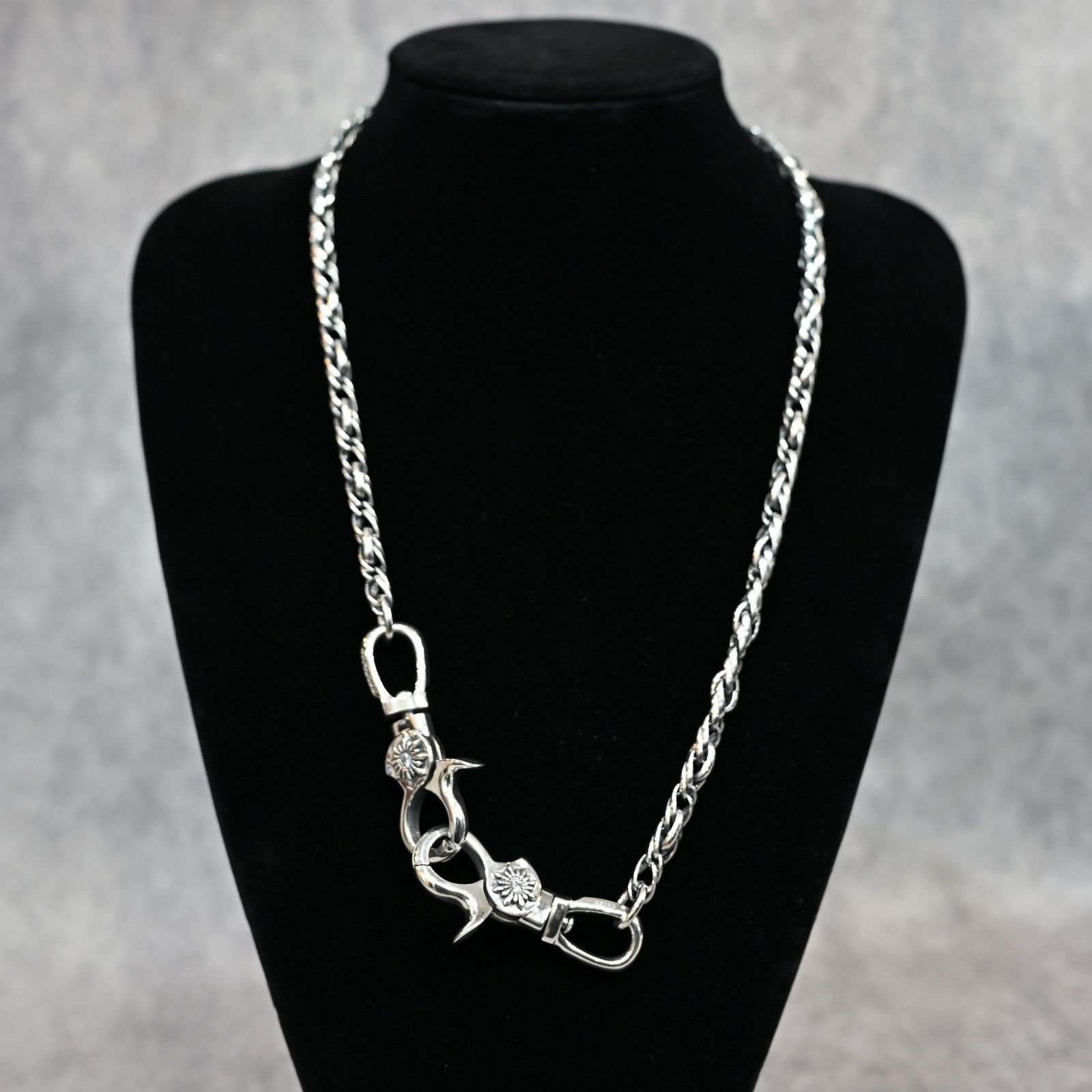 シルバー925 + ジルコニア  ウォレットチェーン (SILVER) ｜ 328-55