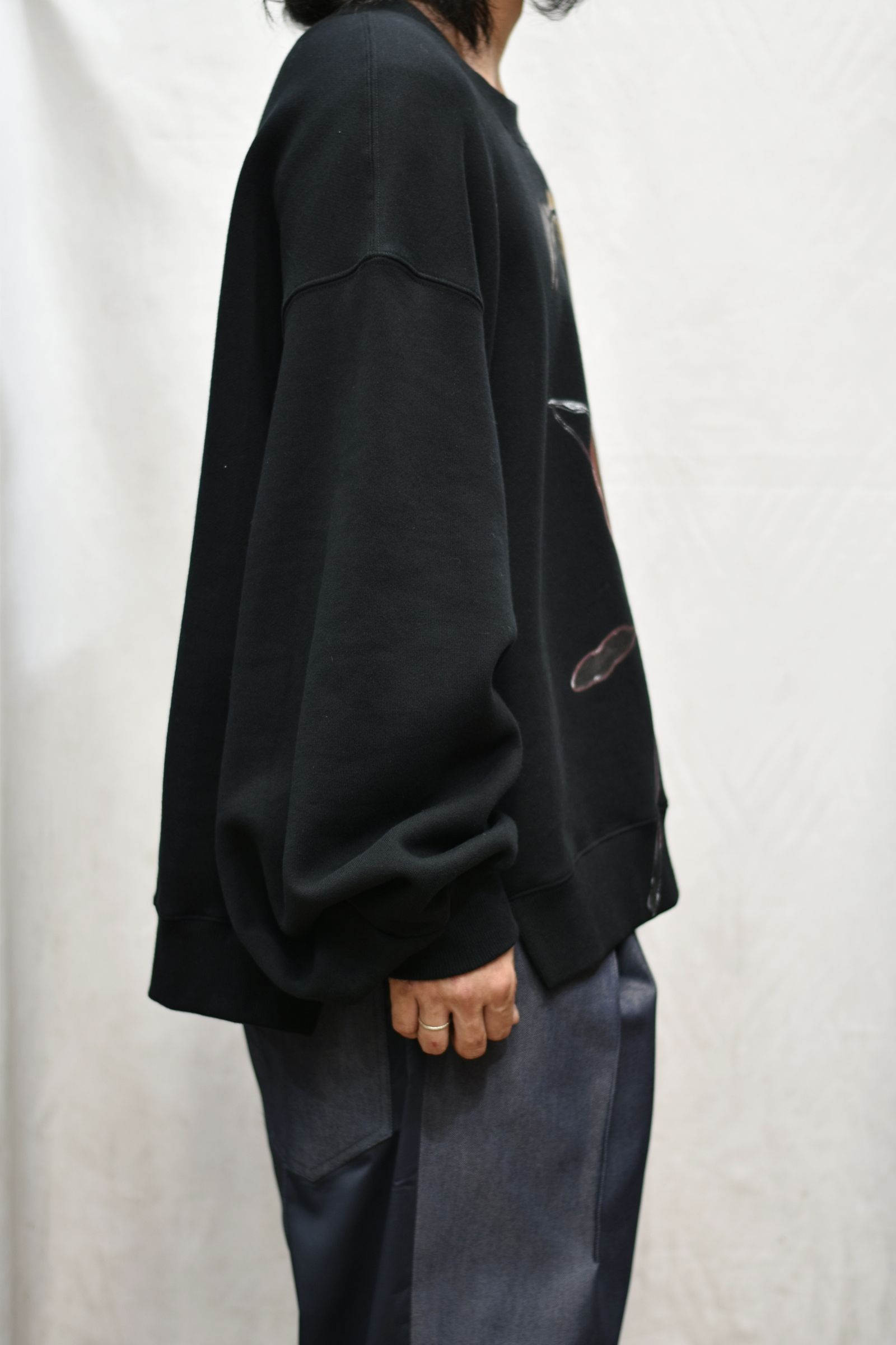 タックパフスウェット / LB21FW-PO01-HP (BLACK×CANNA)
