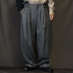 ポケットタックワイドパンツ / LB23AW-PT05-GST (GRAY STRIPE)