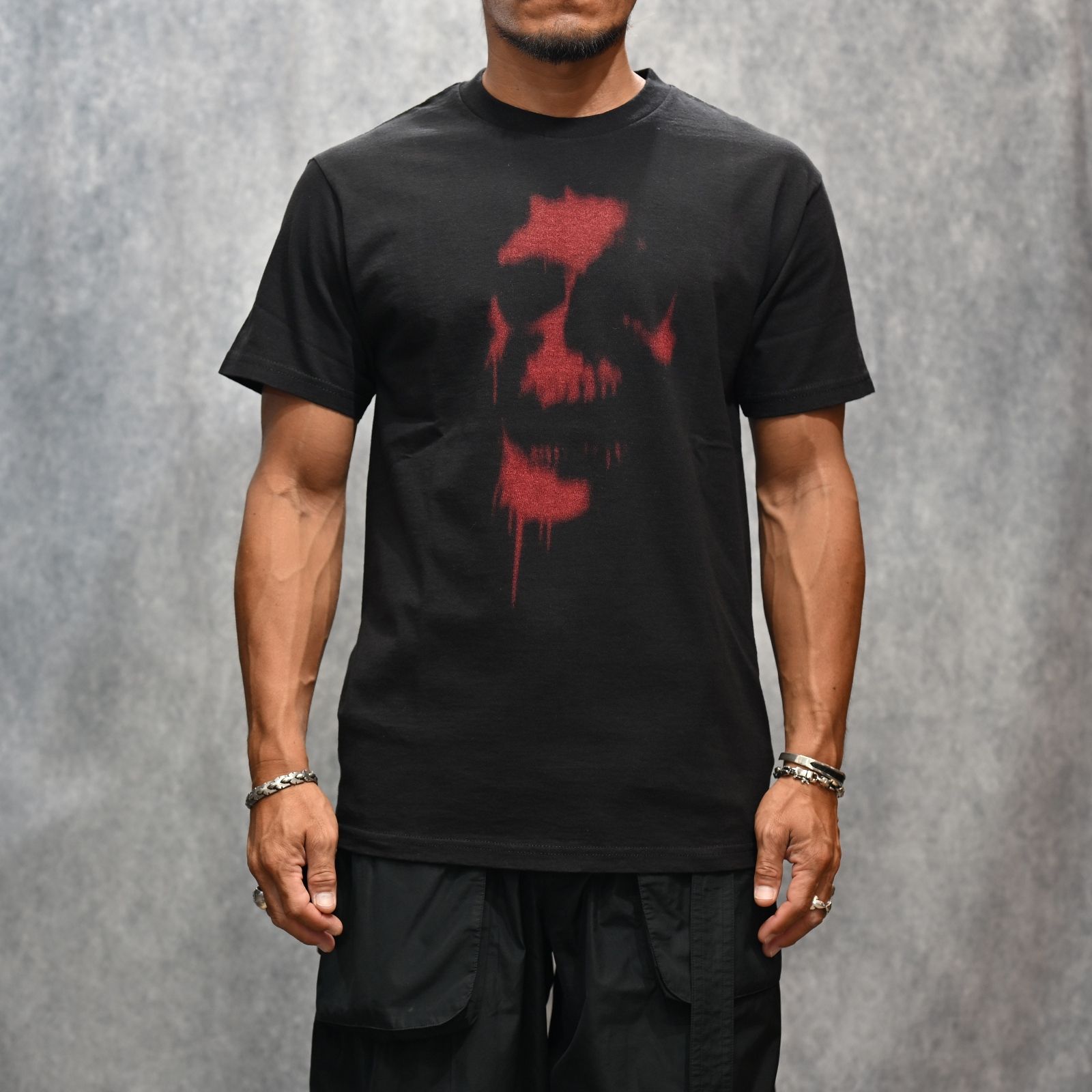 × MASSES “ROUND NECK” SHORT SLEEVE T A Ys （BLACK） / ML-T70-990-2
