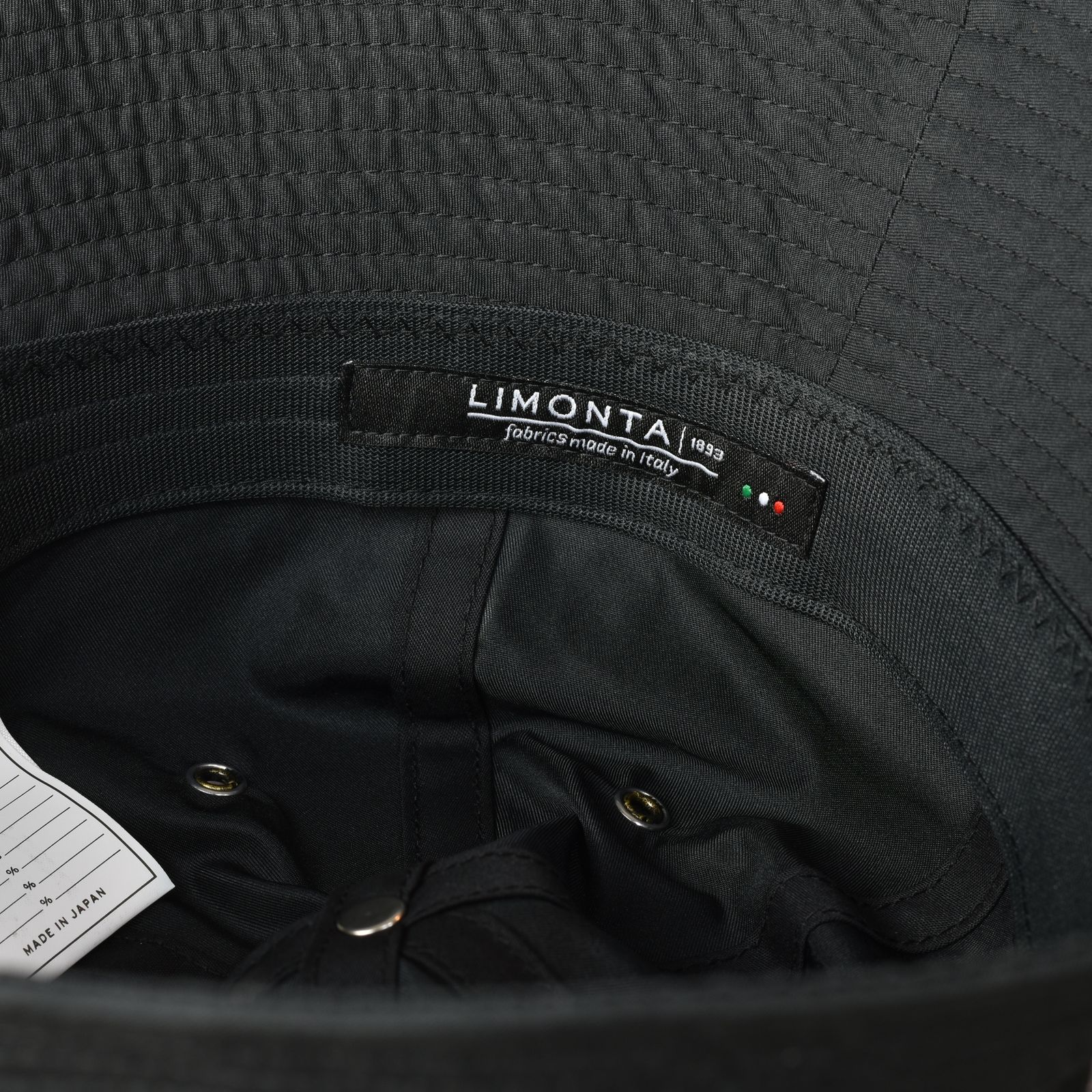 Limonta Twill Bowler Bucket "OLDBOY" (BLACK) / ボーラータイプ バケットハット