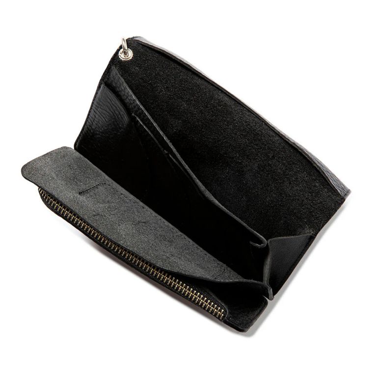 ファッションの CALEE - SILVER STAR CONCHO LEATHER LONG WALLET (BLACK 小物