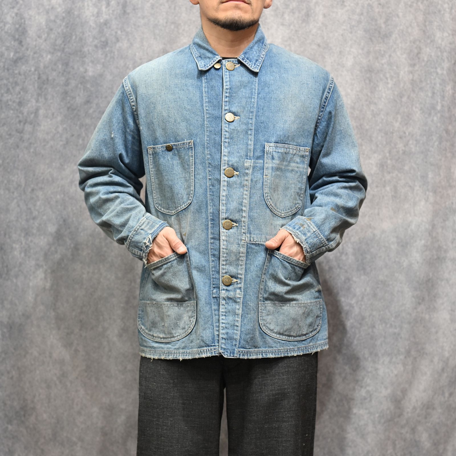 #024 LE CHORE JACKET （L.INDIGO） / カバーオール （ライトインディゴ） 2026SSJK-YY-0012