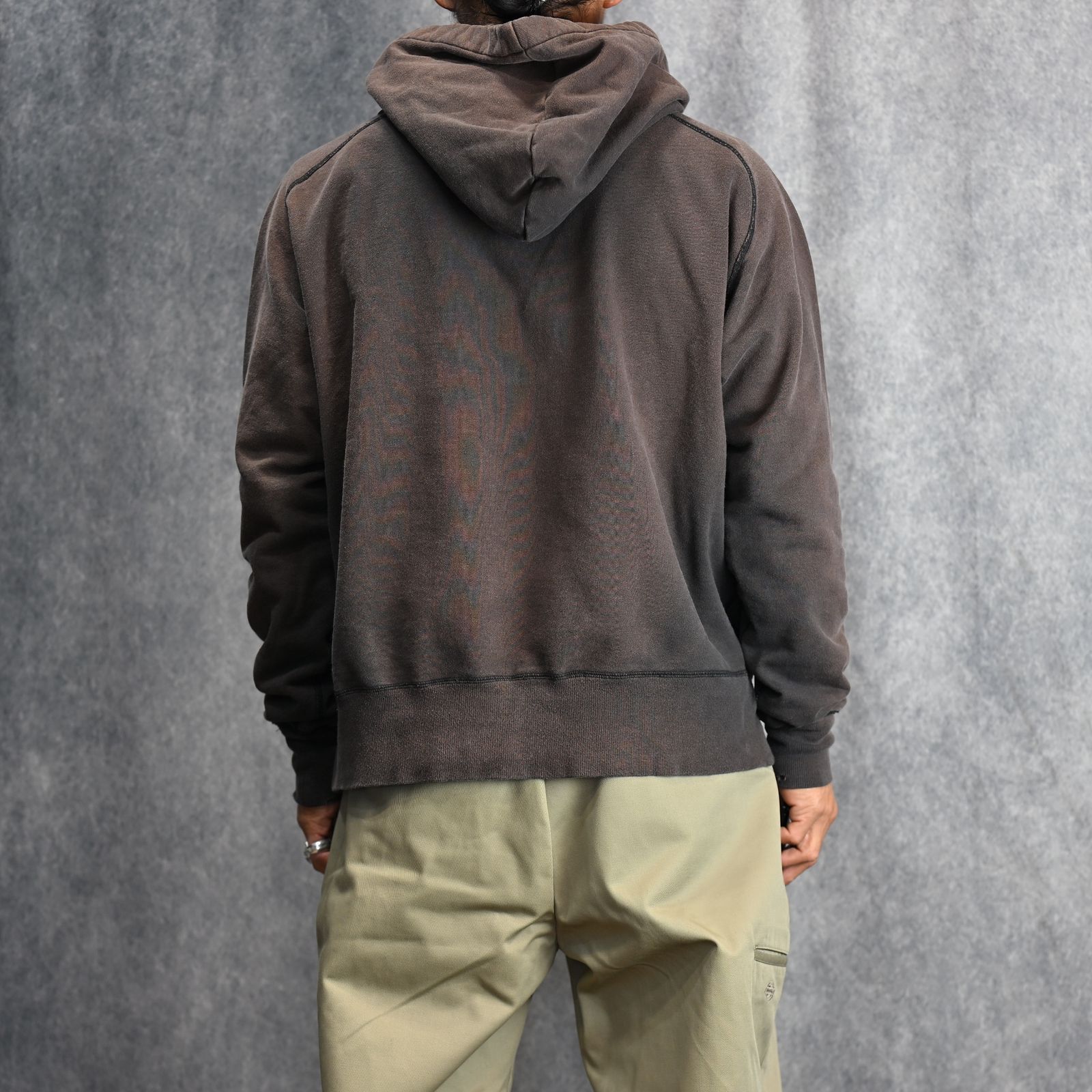 W-V AFTER HOODIE (BLACK / ブラック) パーカー フーディー 2401002M