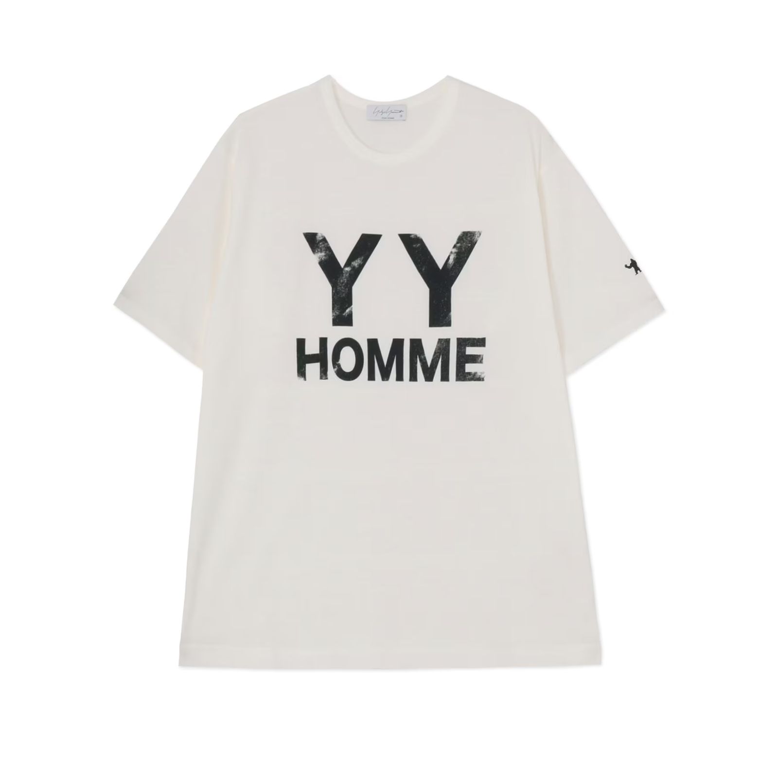 YYH PT SHORT SLEEVE T （WHITE） ロゴプリント Tシャツ （ホワイト）