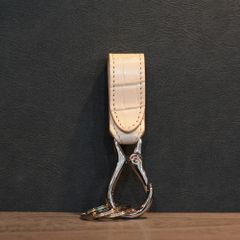 タンニン鞣しクロコ キーホルダー